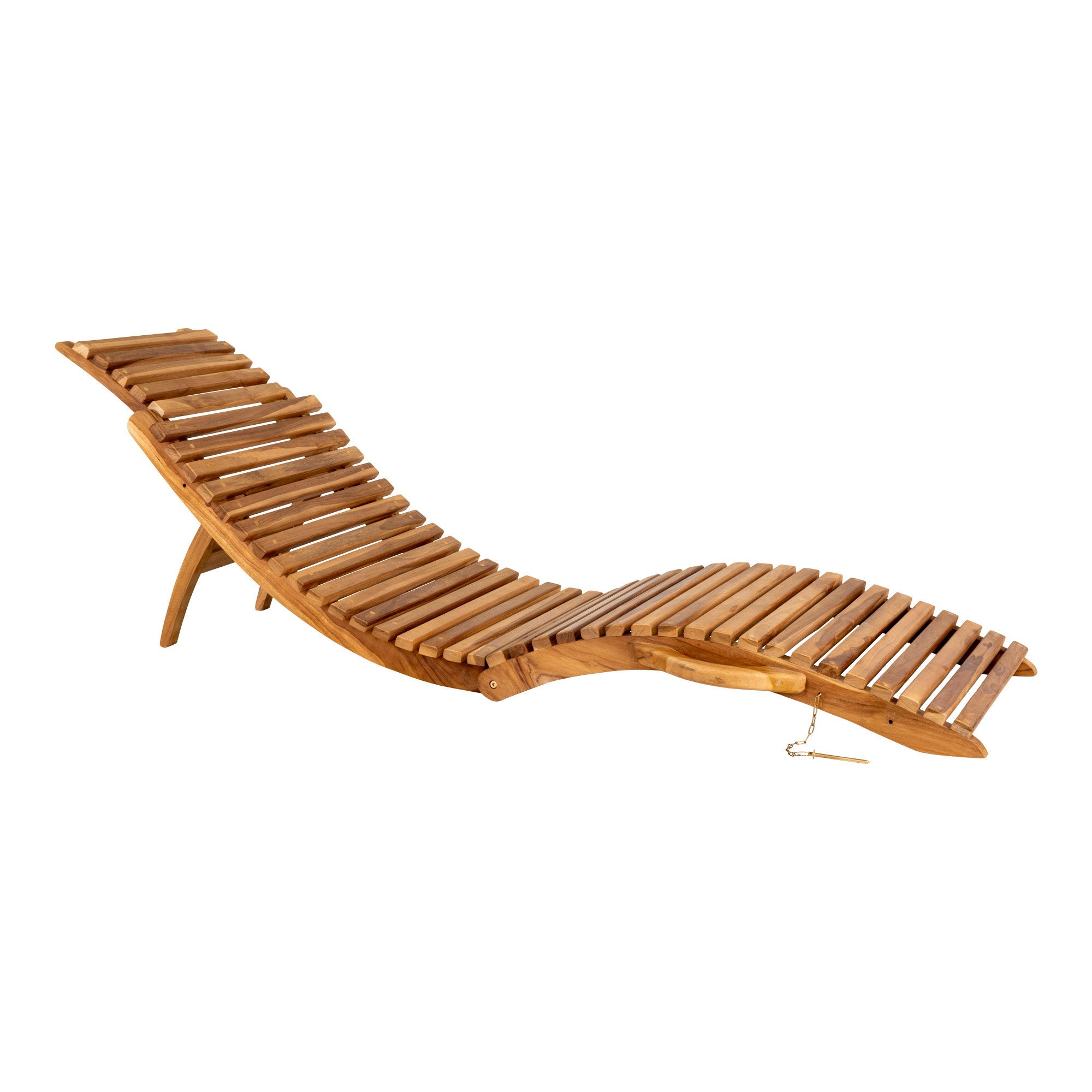 Arrieta Sun Lounger - ligstoel, teak, naturel