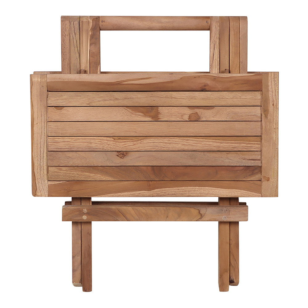 Bilbao Bijzettafel - Bijzettafel, teakhout, naturel 50x50x50 cm