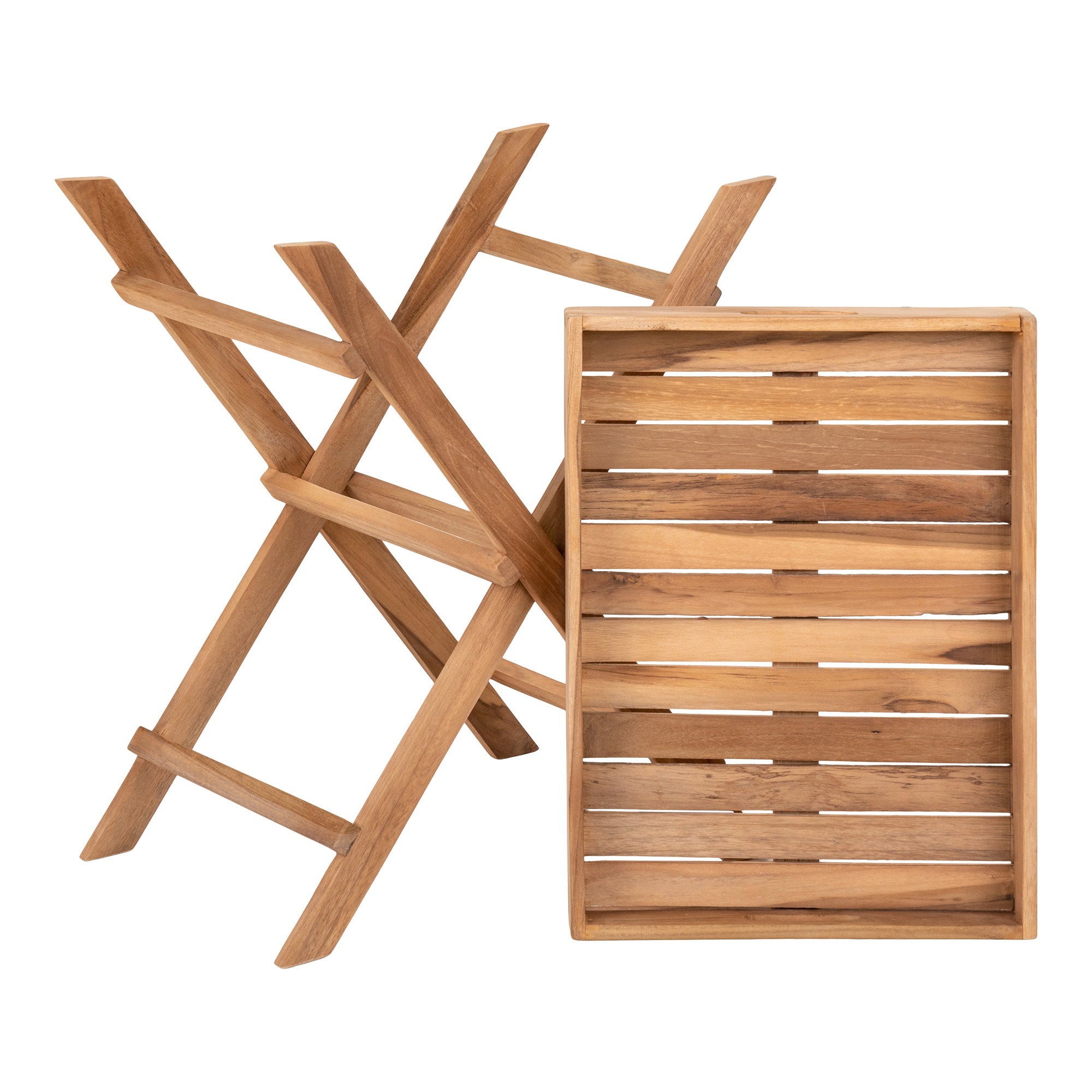 Ronda Tray Table - dienbladtafel, teak, naturel 29x39x49,5 cm