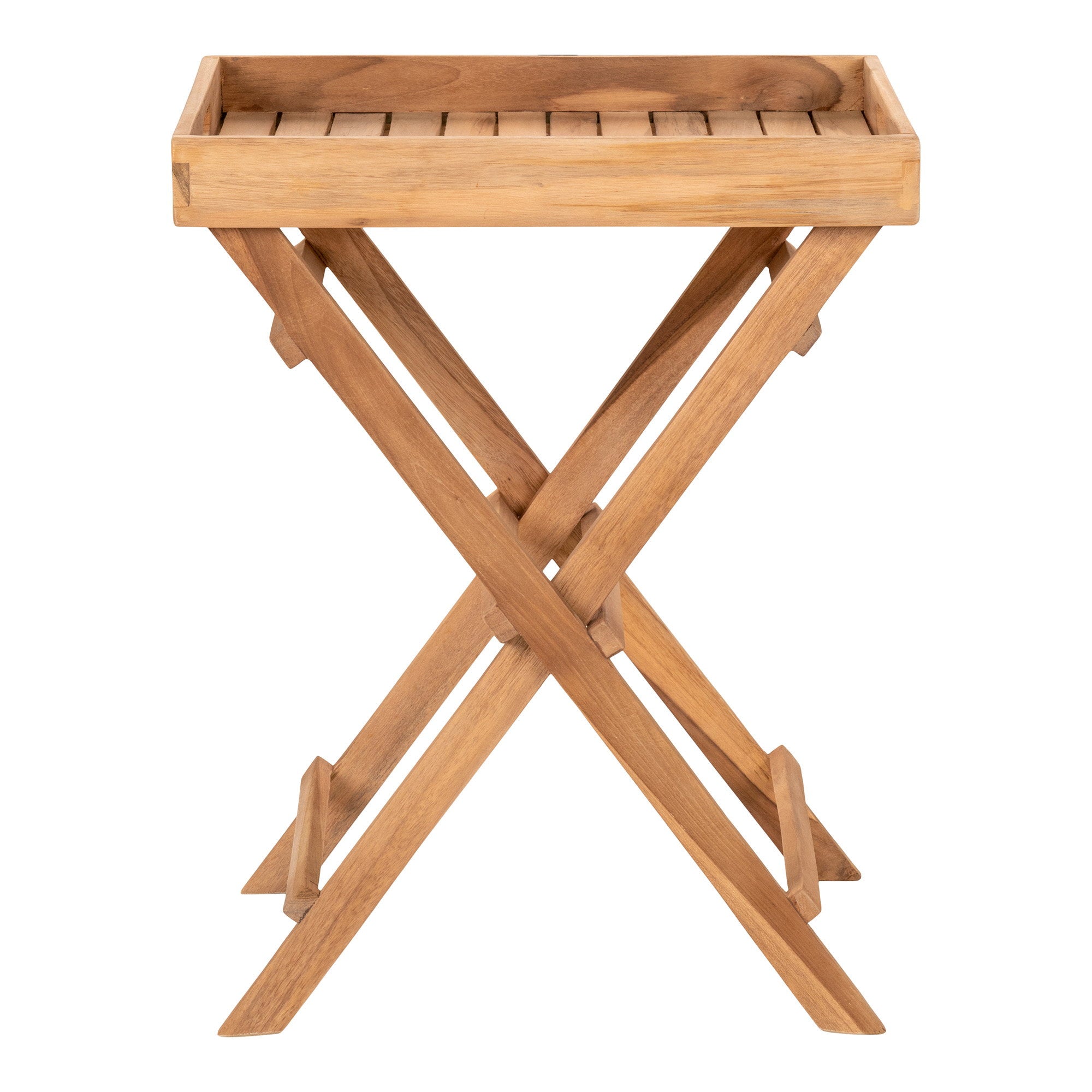 Ronda Tray Table - dienbladtafel, teak, naturel 29x39x49,5 cm