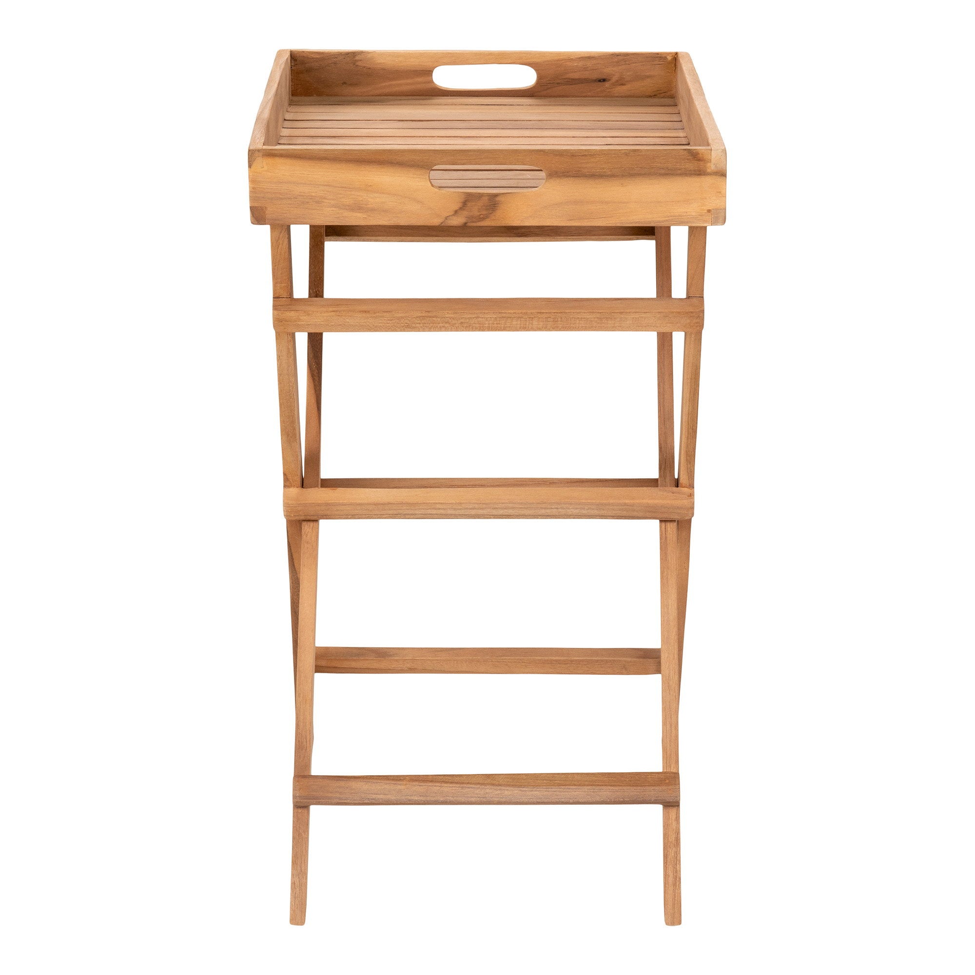 Ronda Tray Table - dienbladtafel, teak, naturel 29x39x49,5 cm