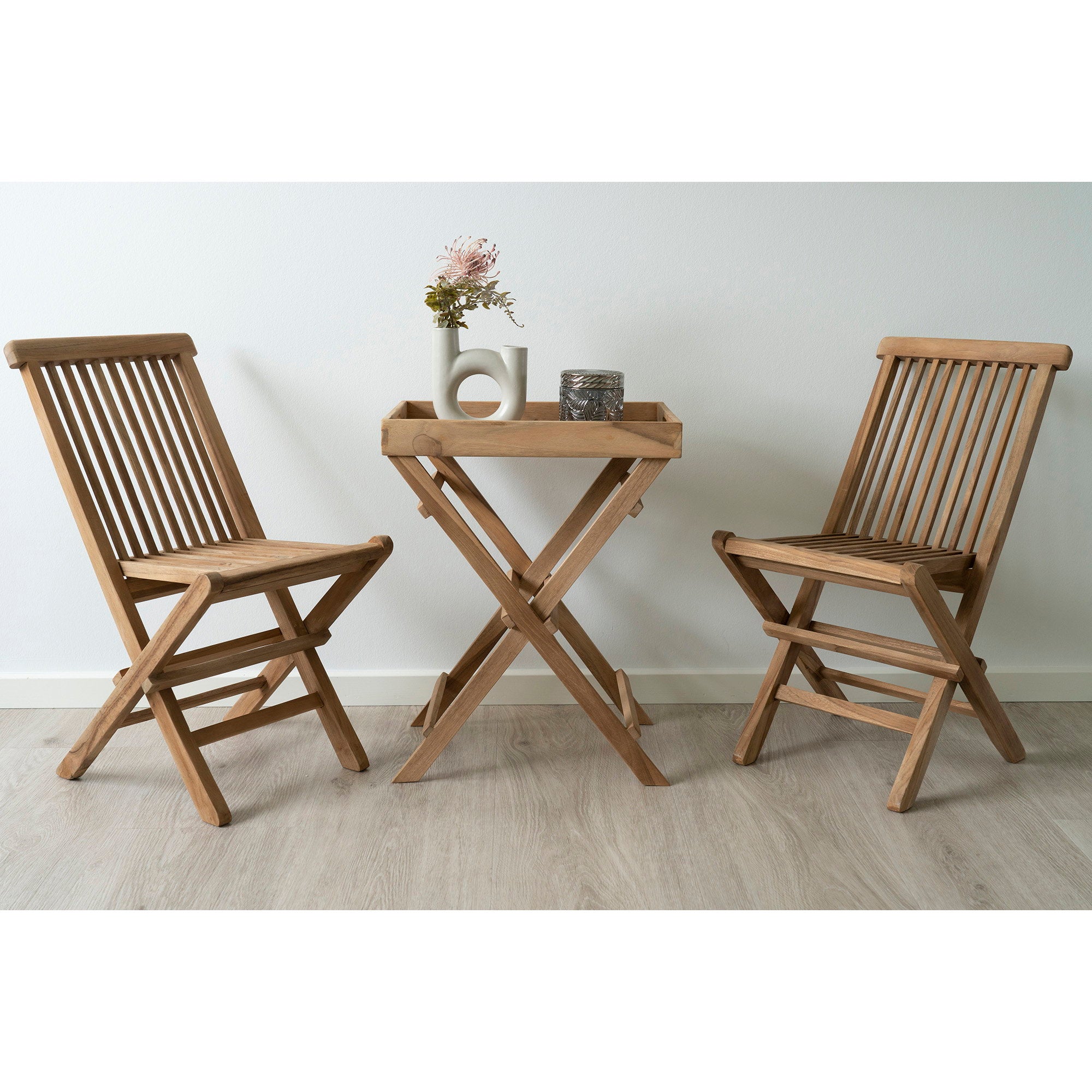 Ronda Tray Table - dienbladtafel, teak, naturel 29x39x49,5 cm
