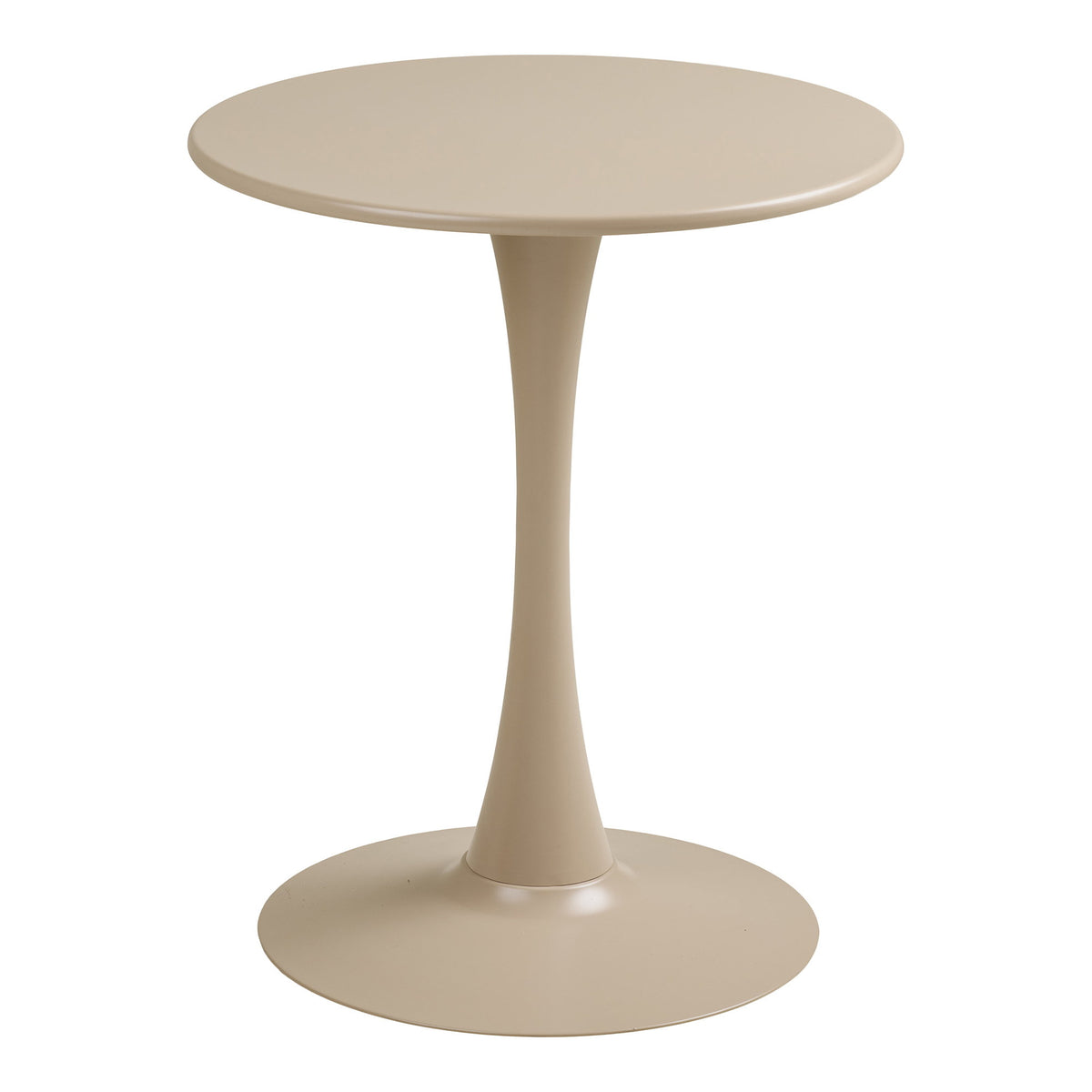Meira Bistro Table - Bistrotafel, staal, taupe, ø60x72 cm