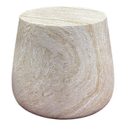 Bonn Bijzettafel - Bijzettafel, fiberclay, naturel ø47,5 x 41 cm