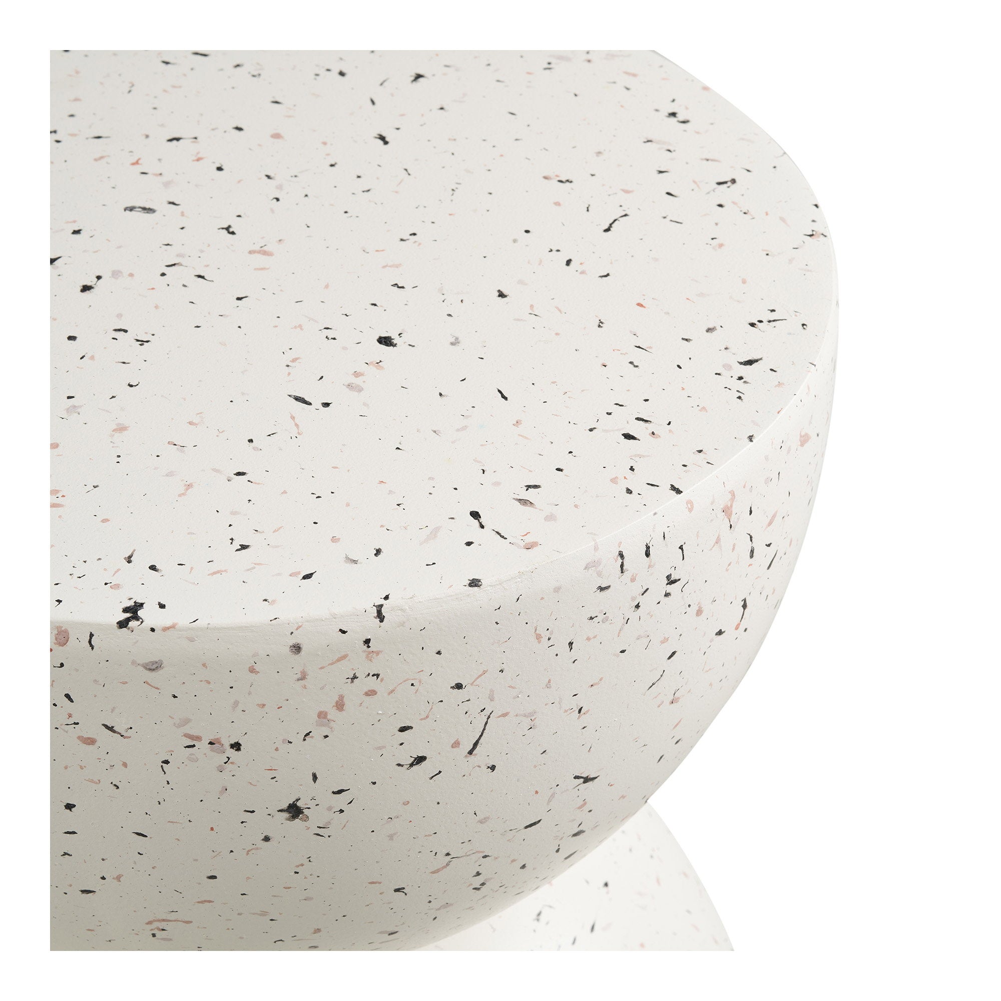 Bonita Bijzettafel - fiberclay, terrazzo-look ø40x45 cm