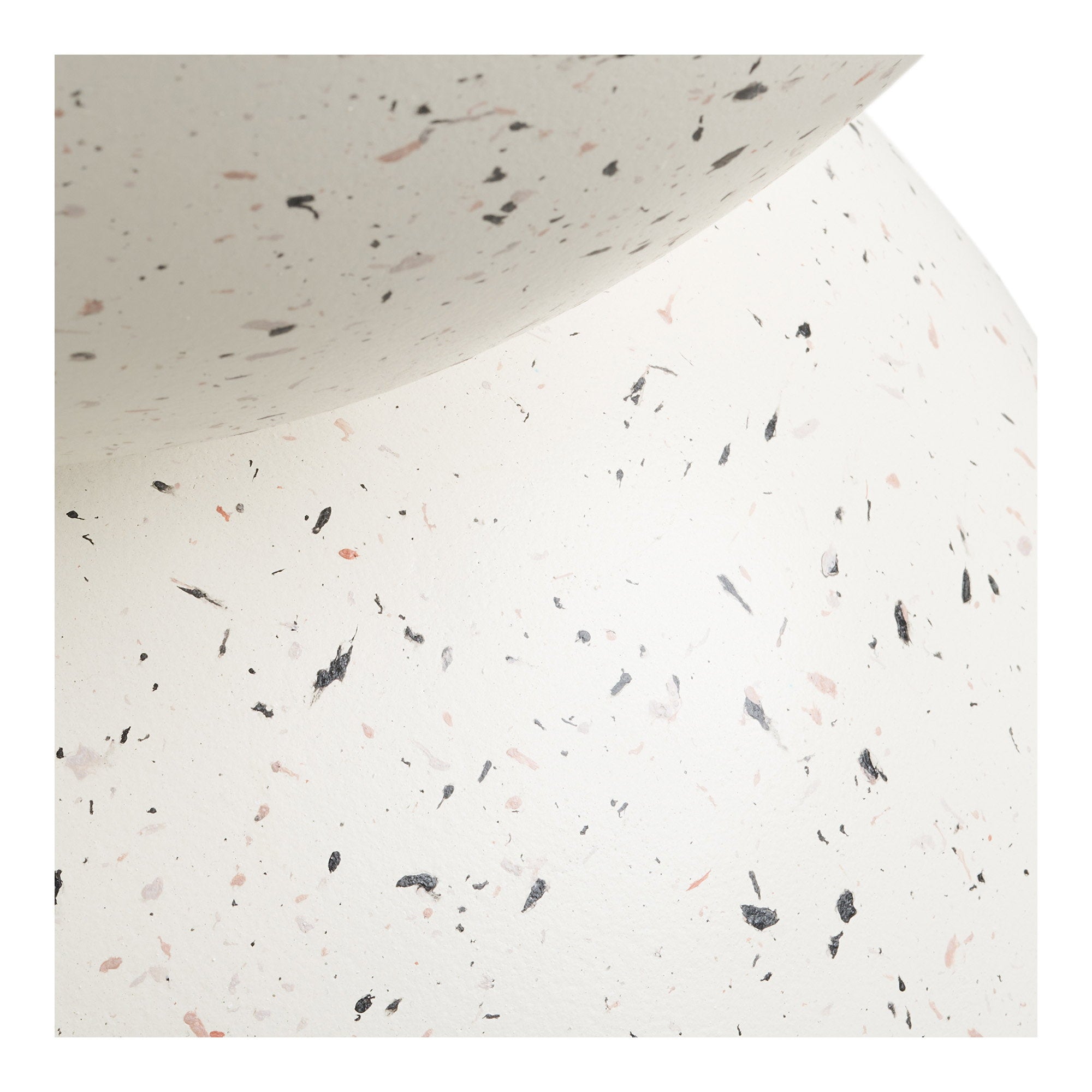 Bonita Bijzettafel - fiberclay, terrazzo-look ø40x45 cm