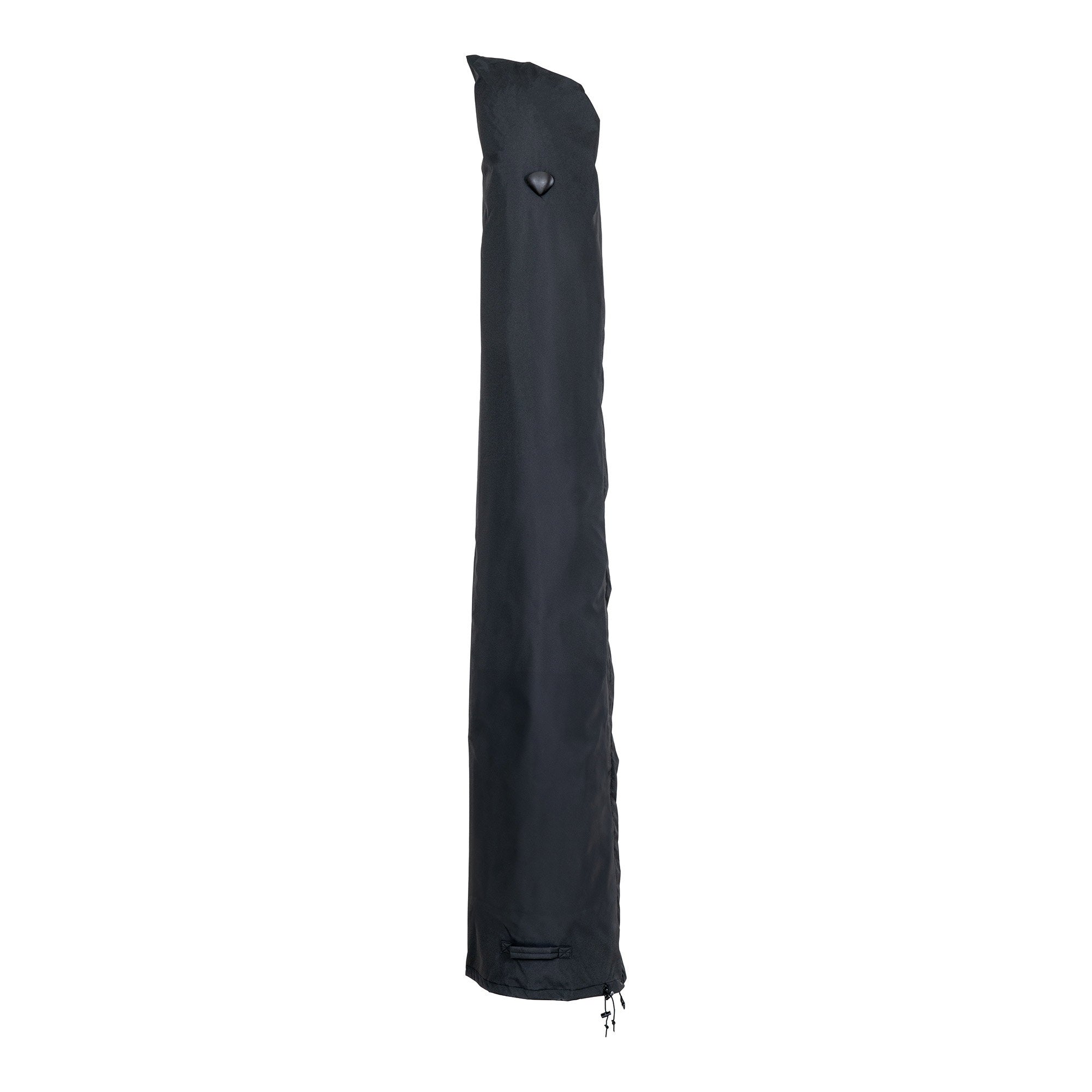 Luxe hoes - Luxe hoes voor marktparasol, 210 g/m² 600D polyester met PU-coating, waterafstotend, zwart