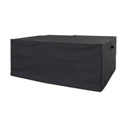 Luxe hoes - Luxe hoes voor tafel met 4 stoelen, 210 g/m², 600D polyester, PU-gecoat, waterafstotend, zwart