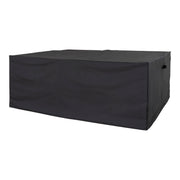 Luxury Cover - Luxe hoes voor tafel met 6 stoelen, 210 g/m², 600D polyester, PU-gecoat, waterafstotend, zwart