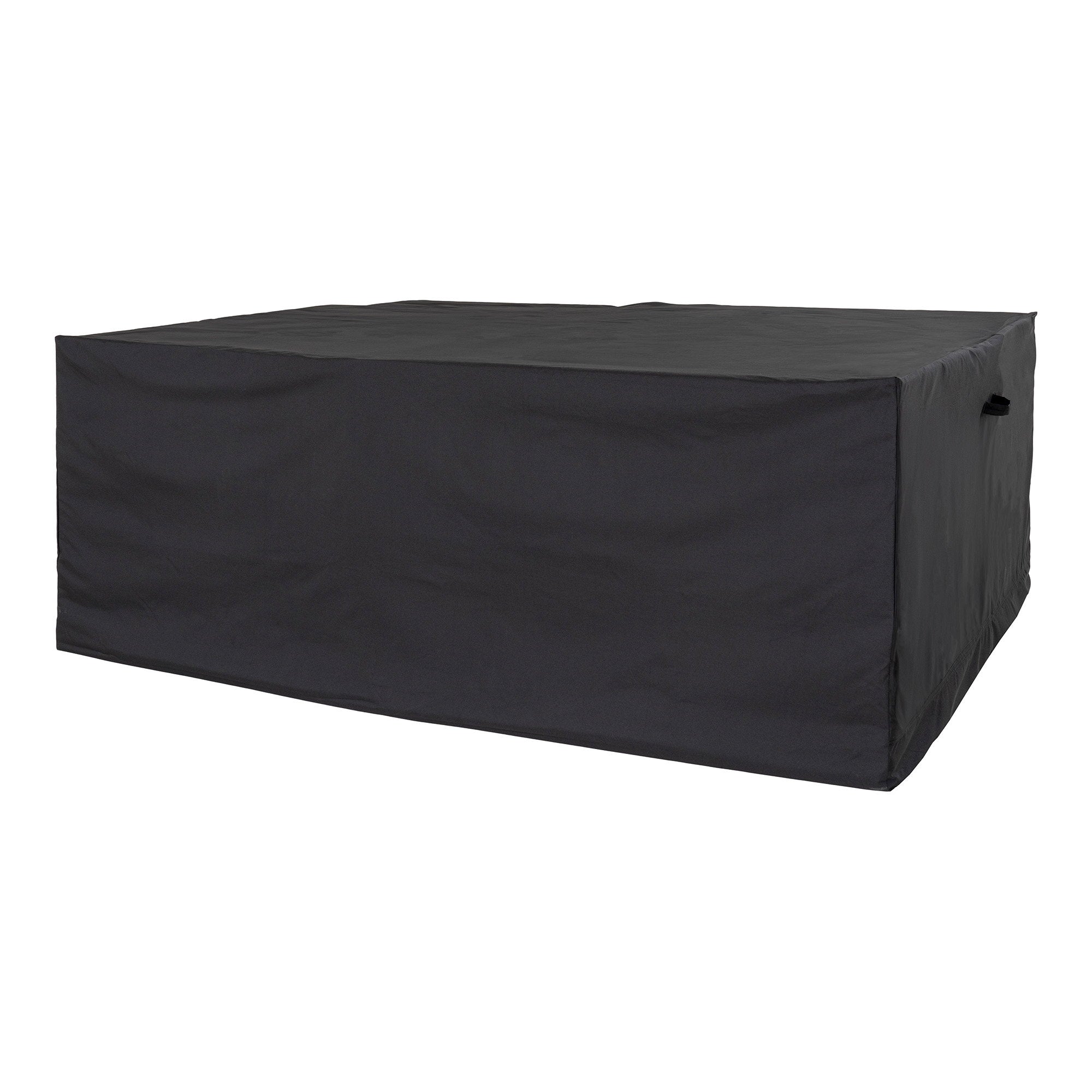 Luxury Cover - Luxe hoes voor tafel met 6 stoelen, 210 g/m², 600D polyester, PU-gecoat, waterafstotend, zwart