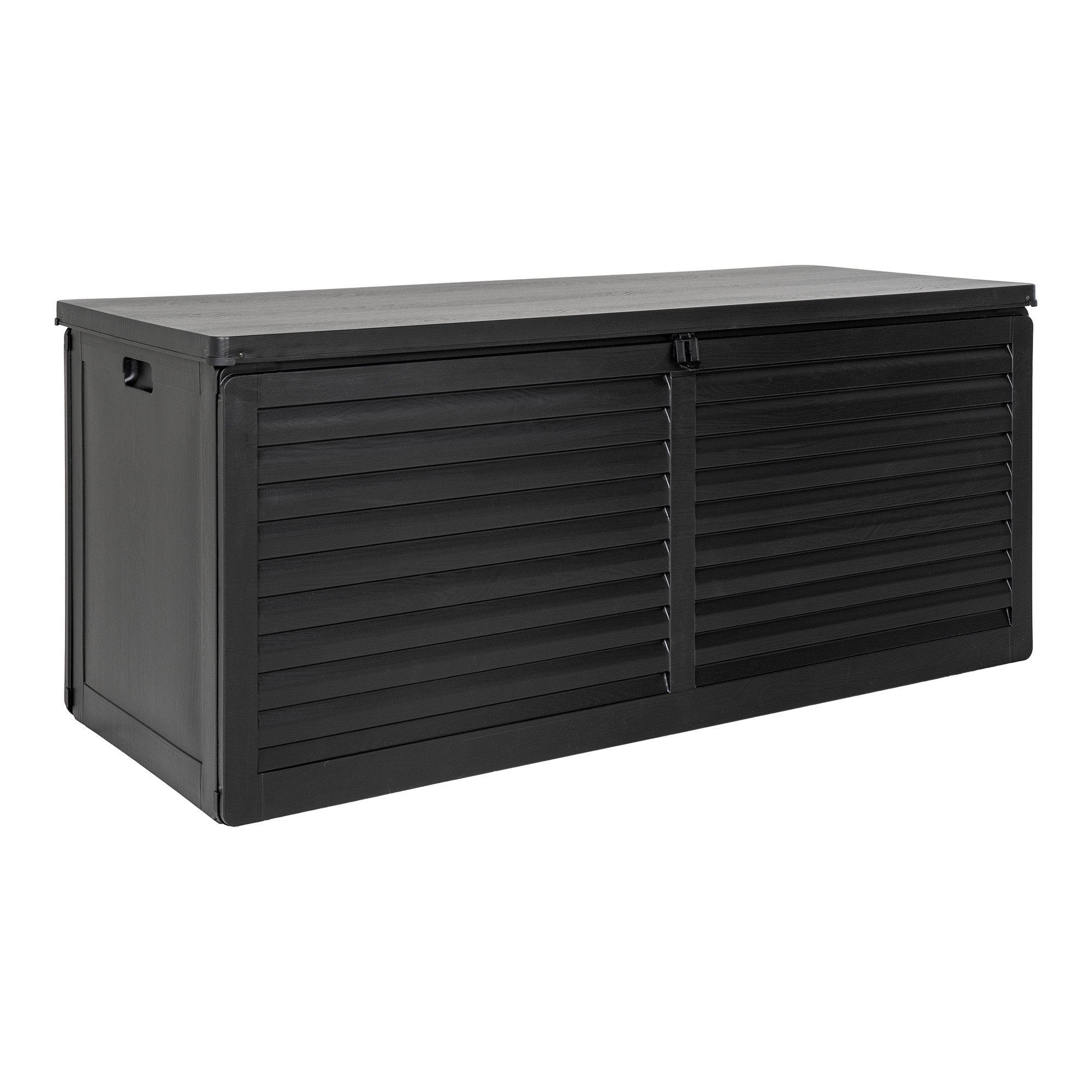 Dubrovnik Kussenbox - kussenbox, kunststof, zwart, 146,5 x 61 x 64,5 cm, 490 L
