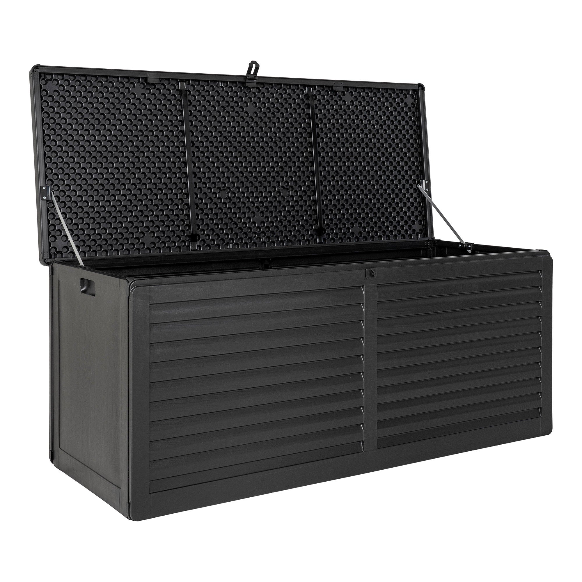 Dubrovnik Kussenbox - kussenbox, kunststof, zwart, 146,5 x 61 x 64,5 cm, 490 L