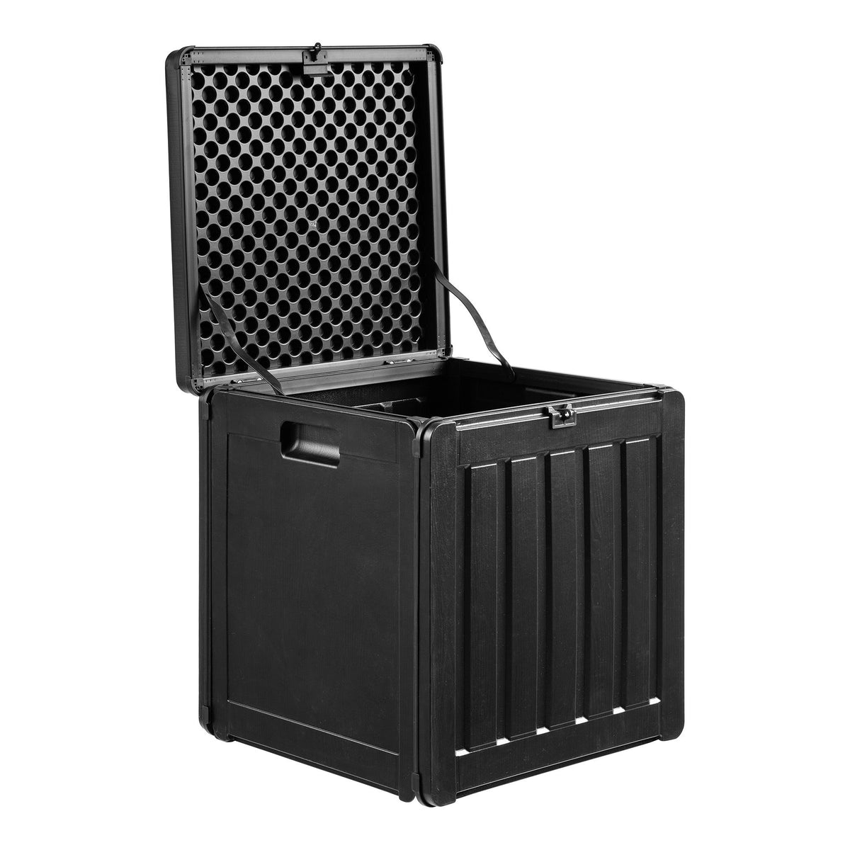 Sobra Kussenbox, plastic, zwart, 42,8x42,8x46,4 cm, 76 L