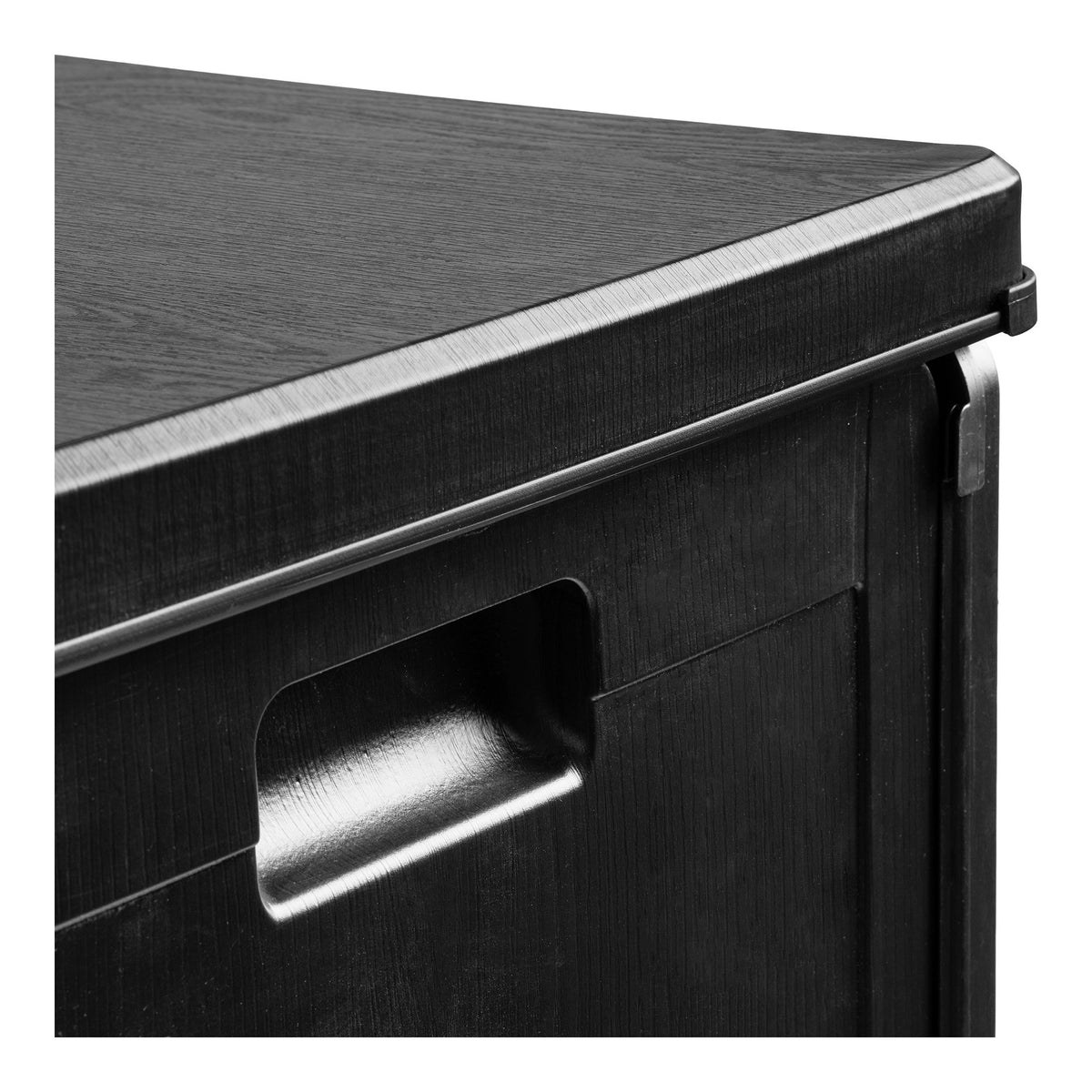 Sobra Kussenbox, plastic, zwart, 42,8x42,8x46,4 cm, 76 L