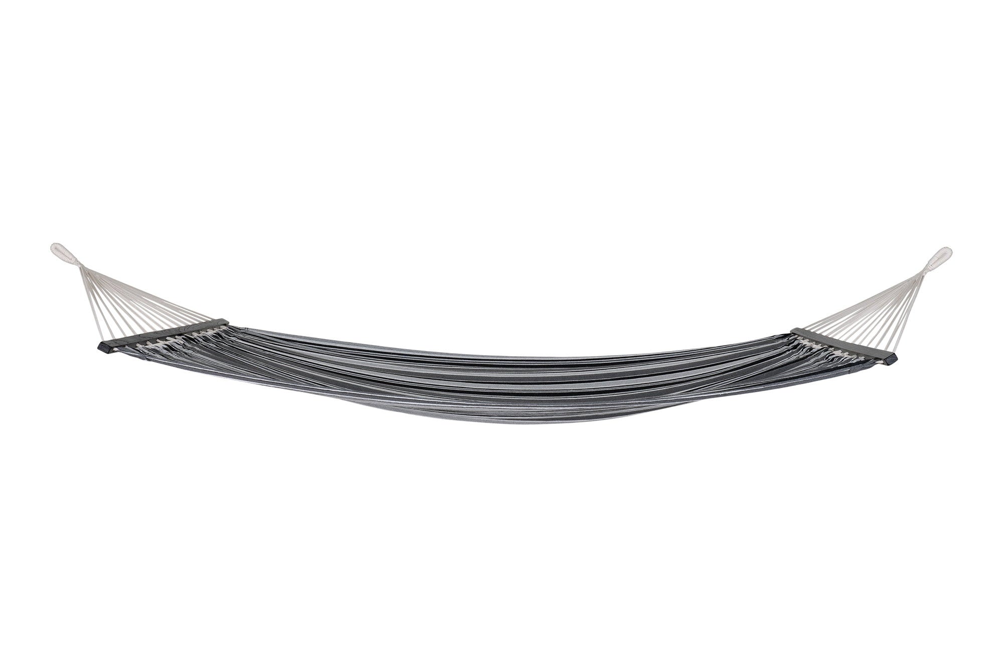 Lamia Hangmat - Hangmat, polyester/katoen, lariks, zwart/grijs/wit