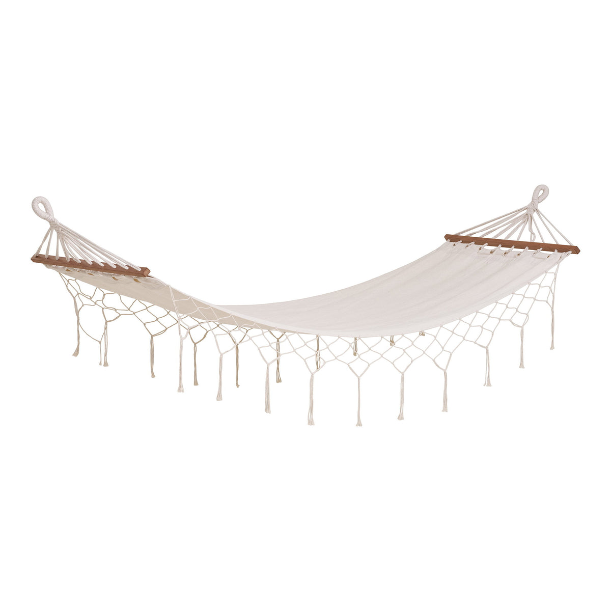 Edessa Hammock - Hangmat, polyester/katoen, lariks, gebroken wit