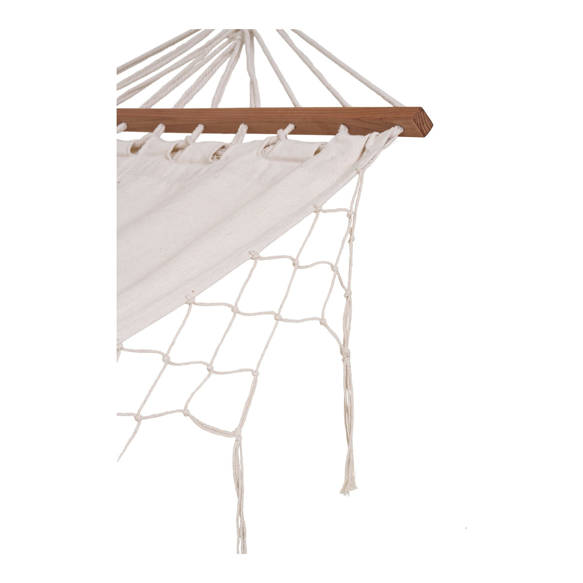 Edessa Hammock - Hangmat, polyester/katoen, lariks, gebroken wit