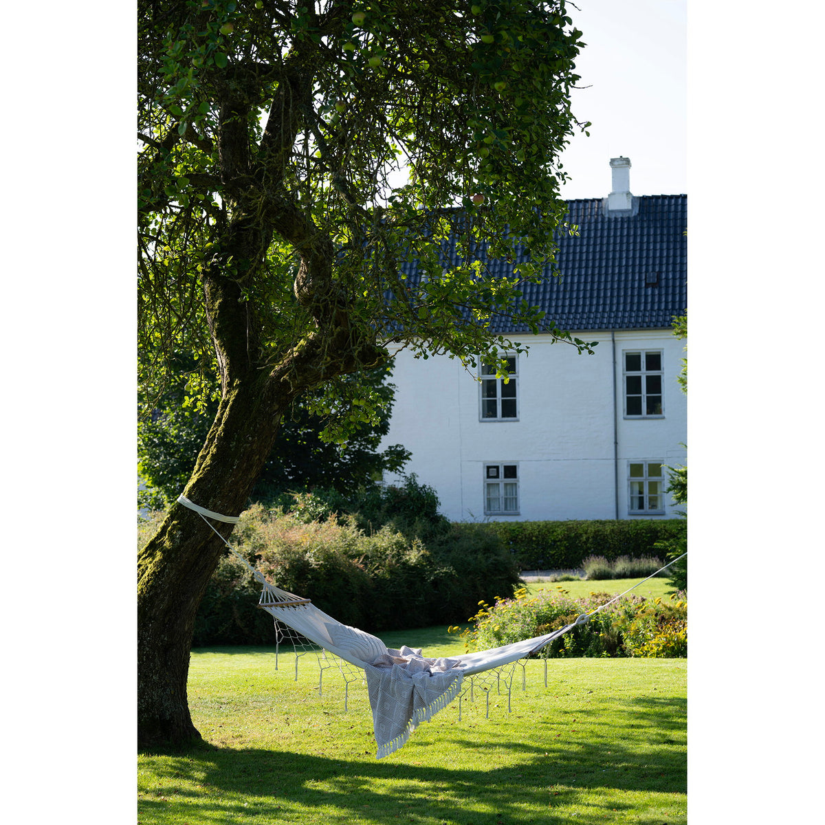 Edessa Hammock - Hangmat, polyester/katoen, lariks, gebroken wit