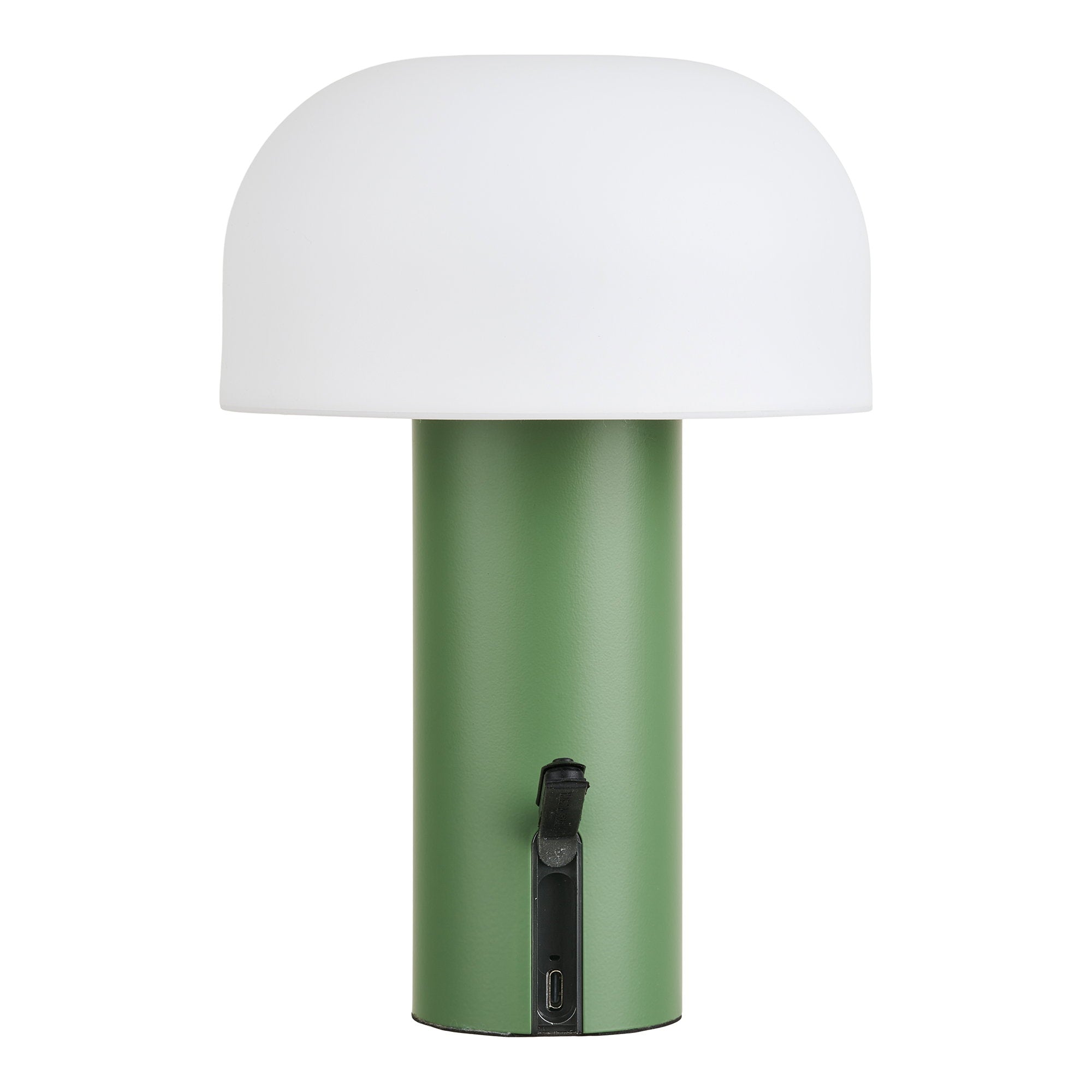 Soham LED-lamp - oplaadbare lamp, wit/groen