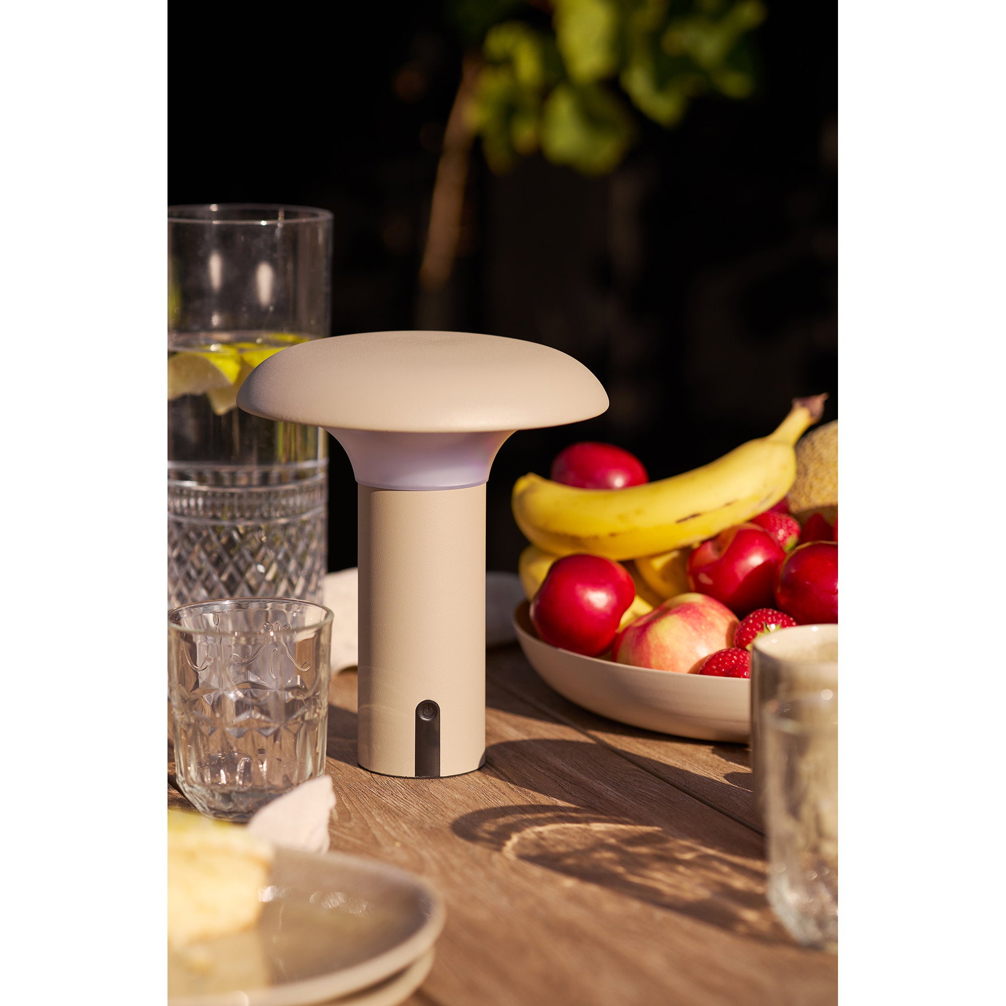 Ramsey LED-lamp - Lamp, oplaadbaar, beige