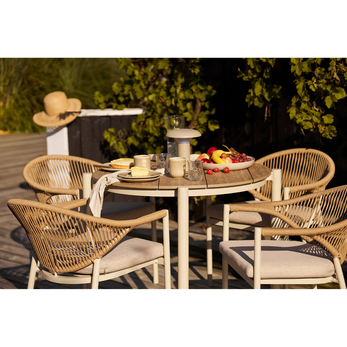 Ramsey LED-lamp - Lamp, oplaadbaar, beige