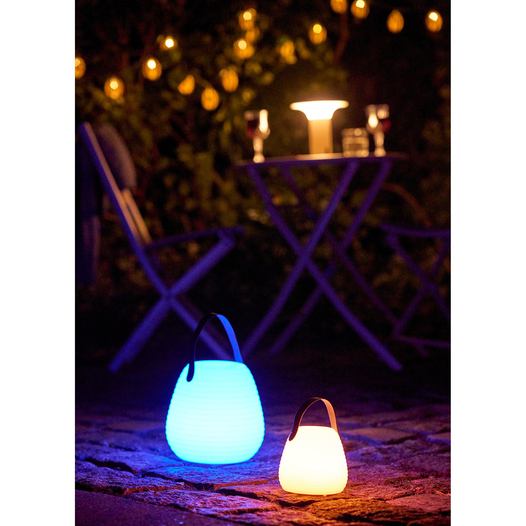 Derry LED-lamp - lamp, oplaadbaar, wit