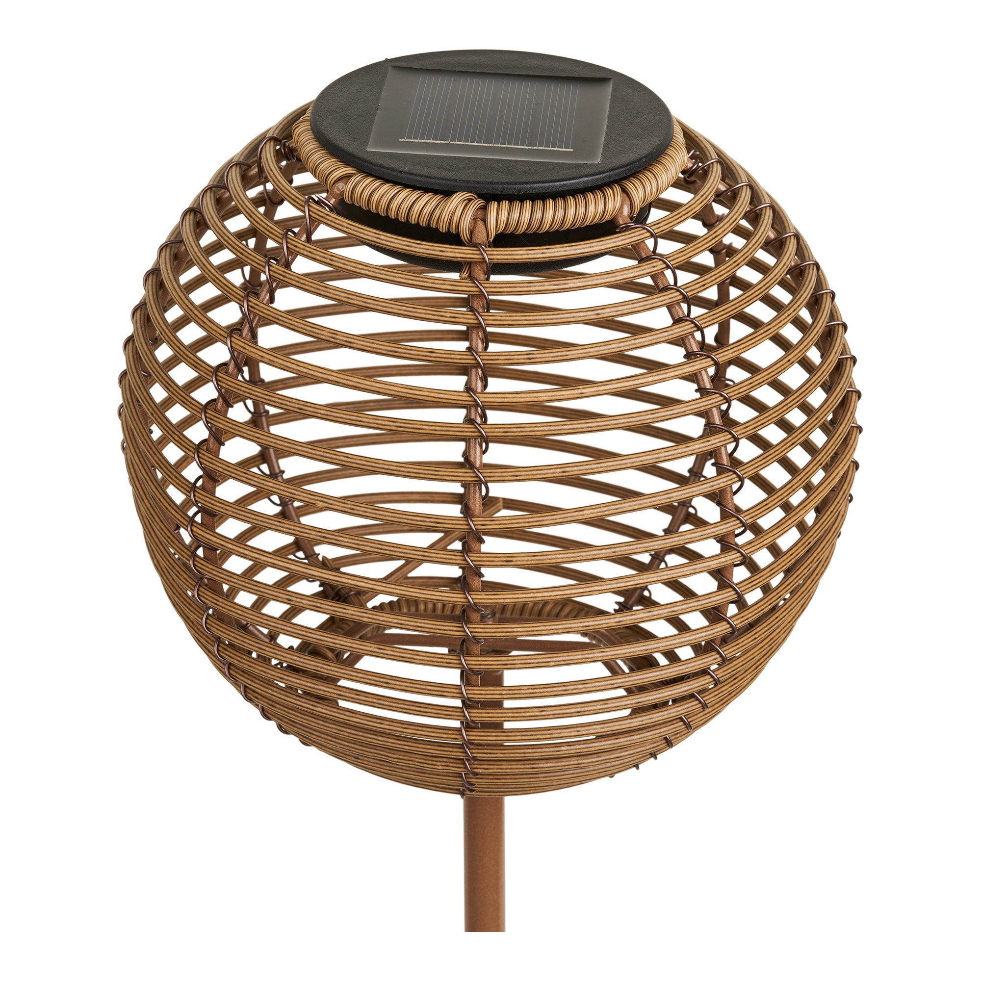 Carlisle Lamp - Lamp, oplaadbaar met geïntegreerd zonnepaneel, naturel