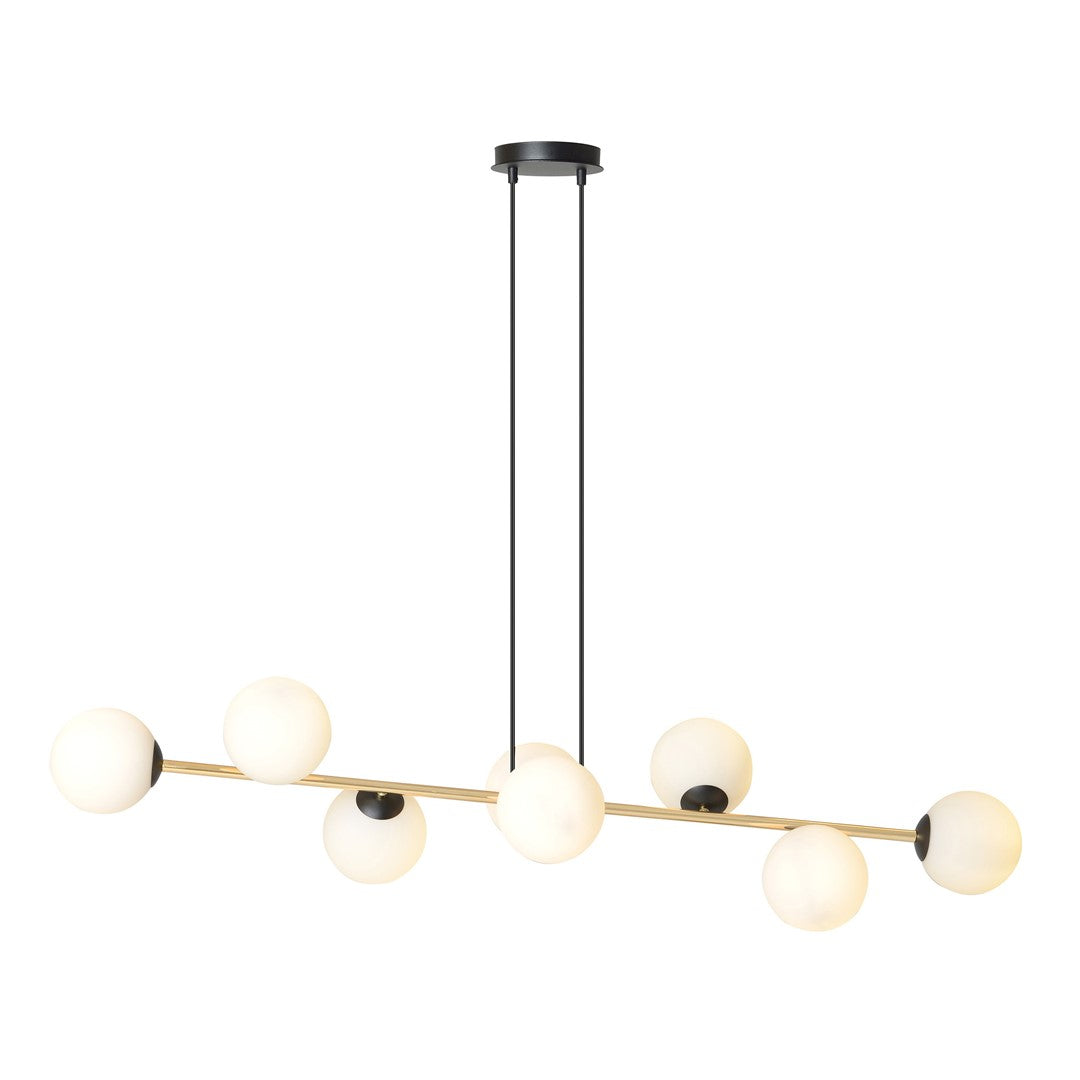 Hanglamp - GRAVITY 8 BL OPAAL