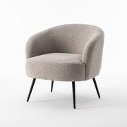 Laura fauteuil Stof Teddy Naturel 01