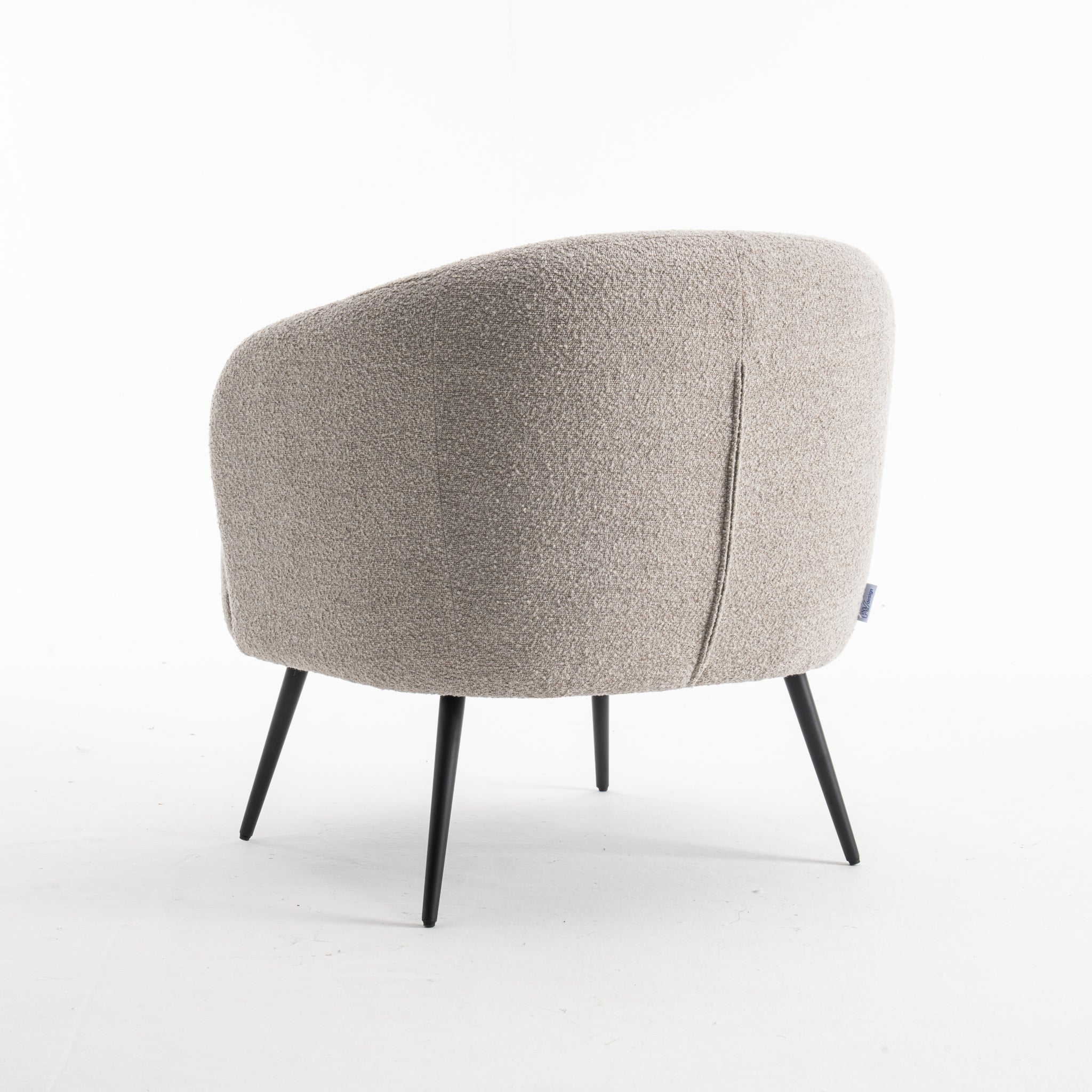 Laura fauteuil Stof Teddy Naturel 01