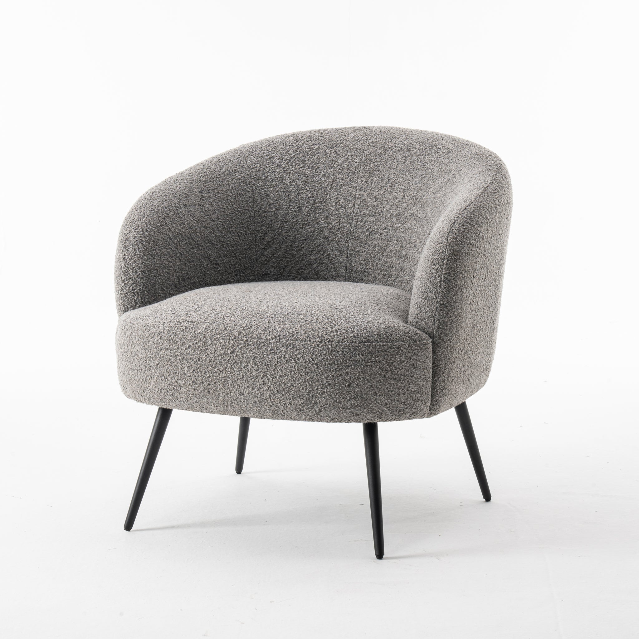 Laura fauteuil Stof Teddy Staal 149
