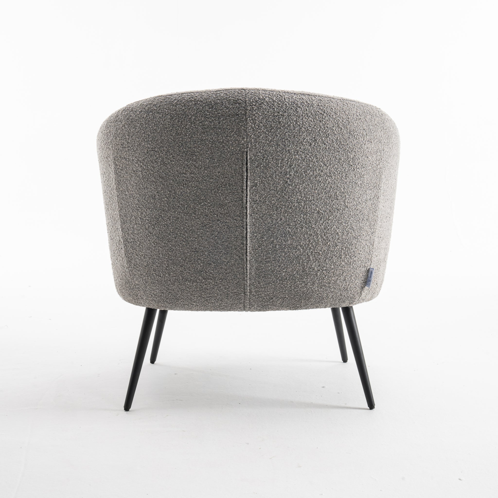 Laura fauteuil Stof Teddy Staal 149