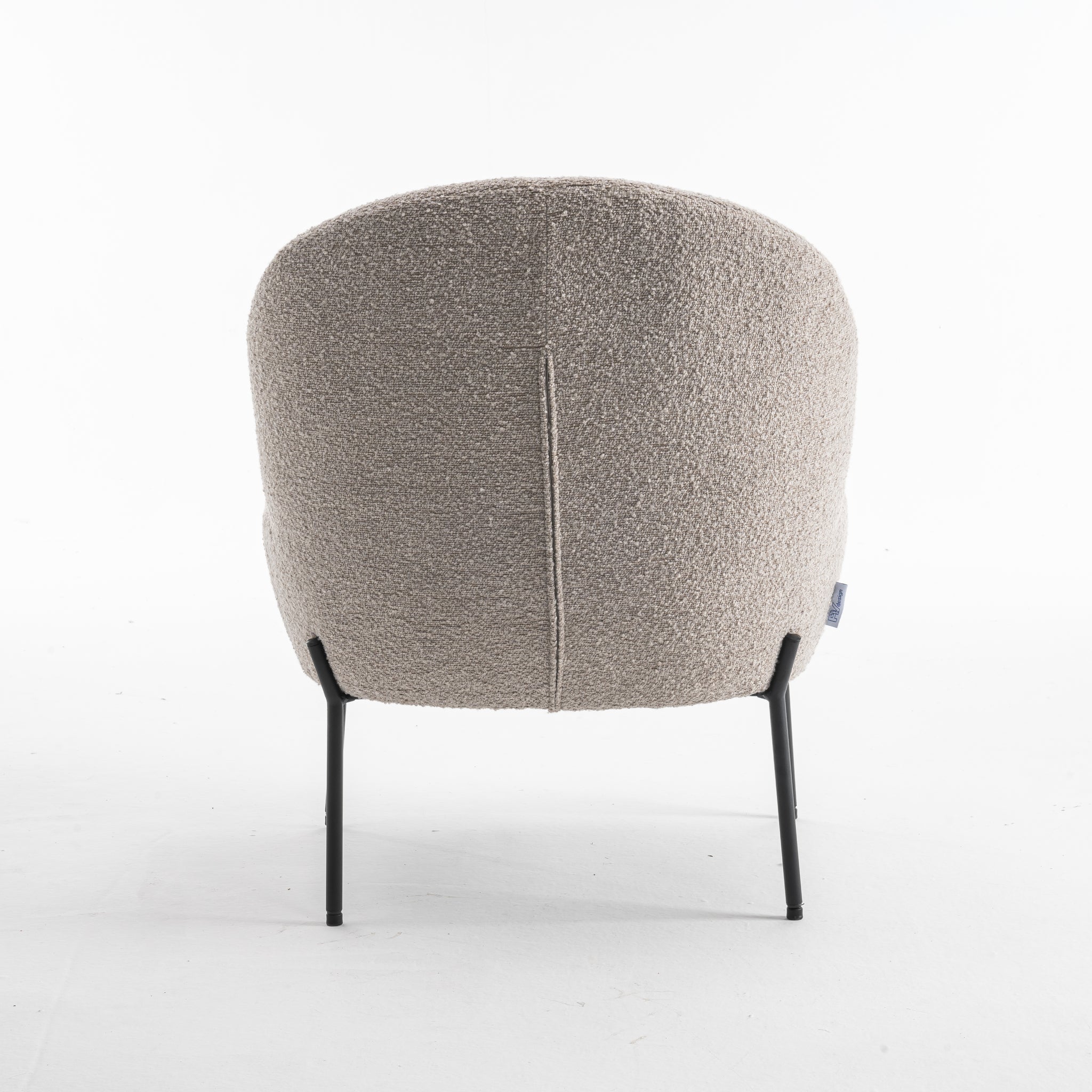 Baudin fauteuil Stof Teddy Naturel 01