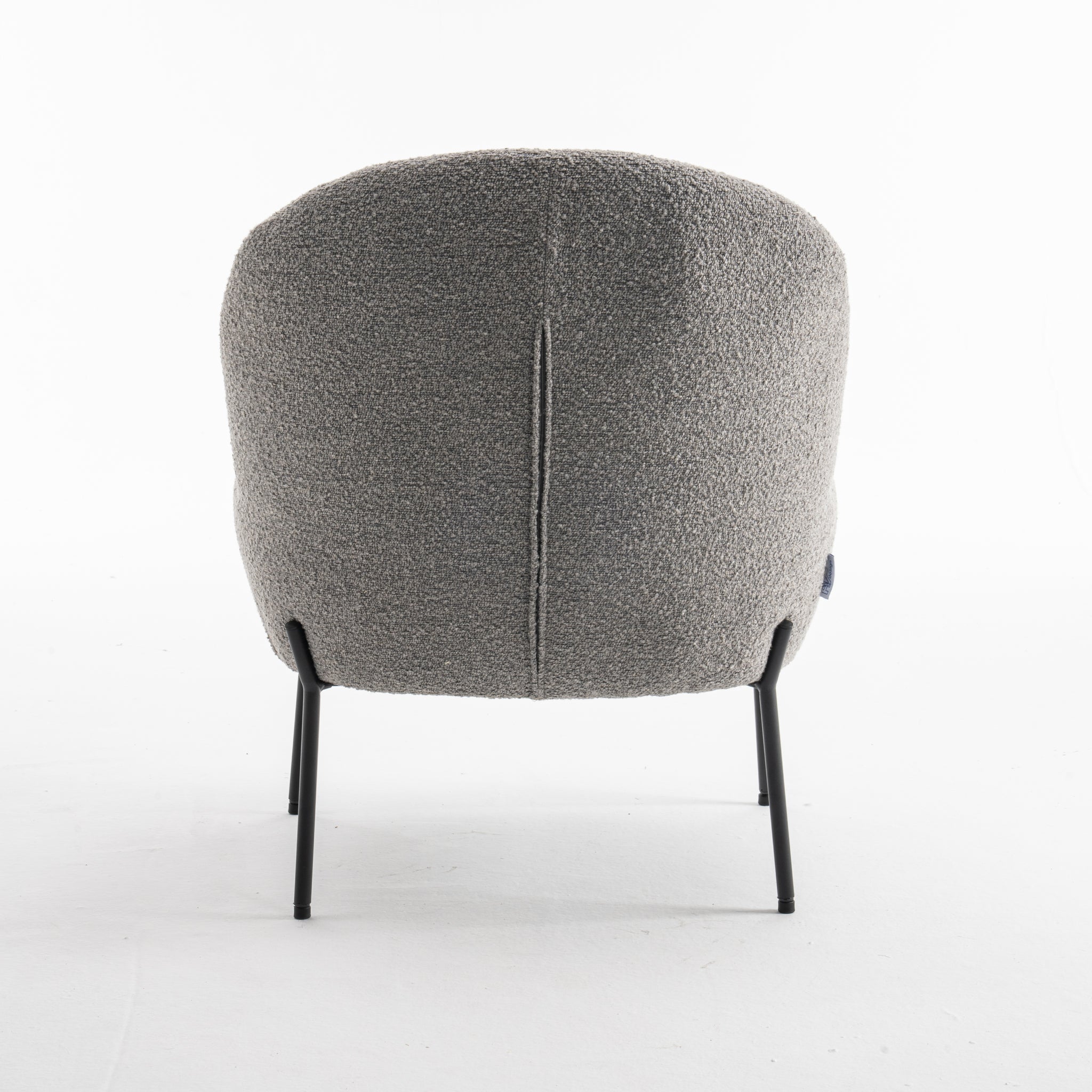 Baudin fauteuil Stof Teddy Staal 149
