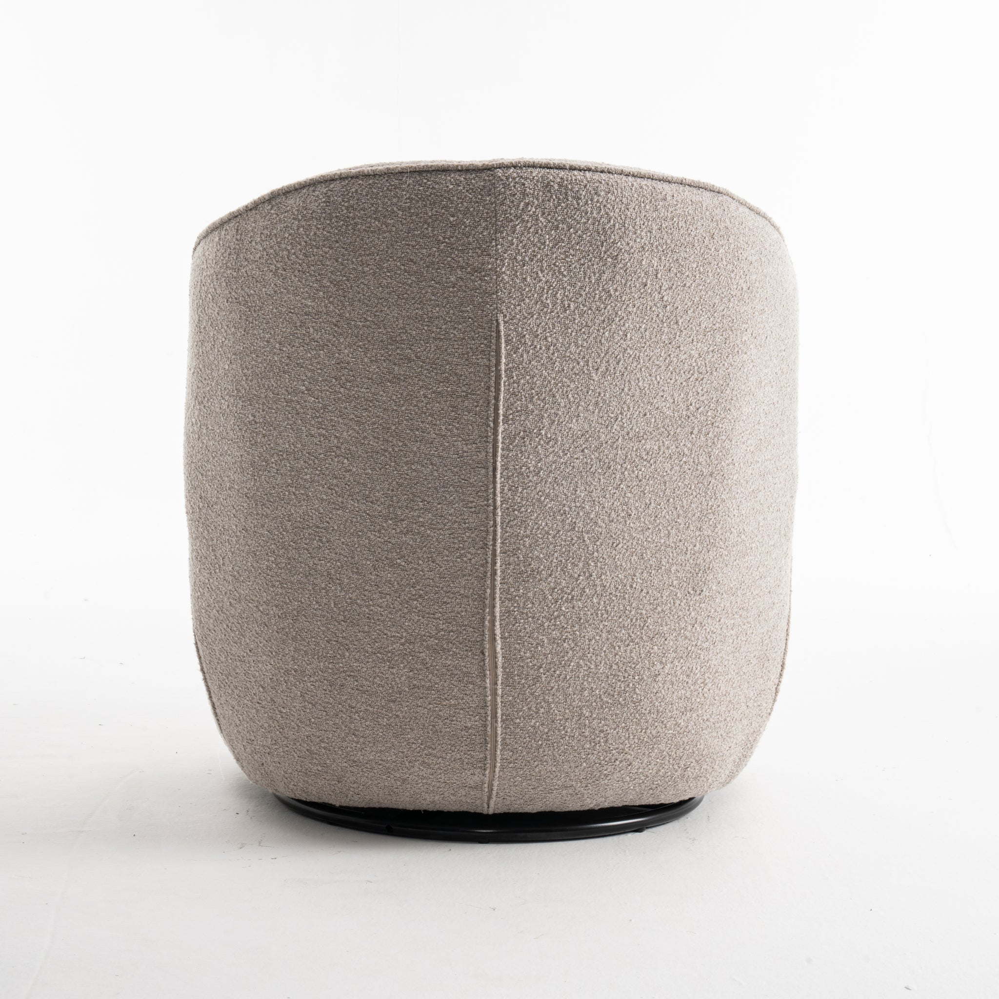 Sammy draaifauteuil stof teddy #01 naturel