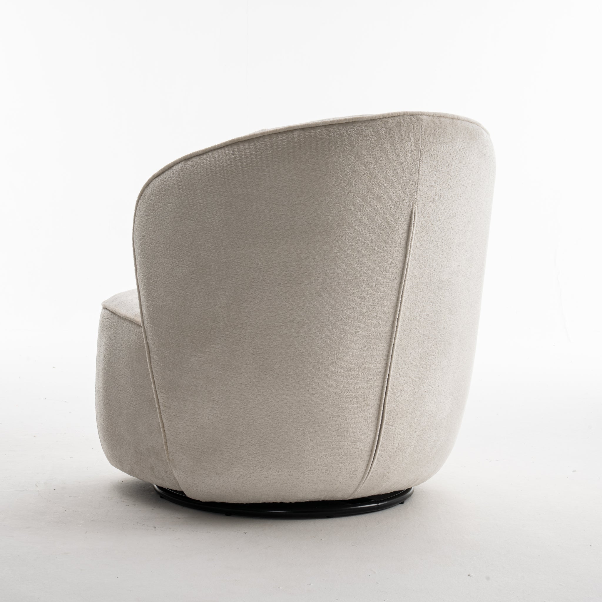 Sammy Draaifauteuil Stof Loris nr. 01 Crème