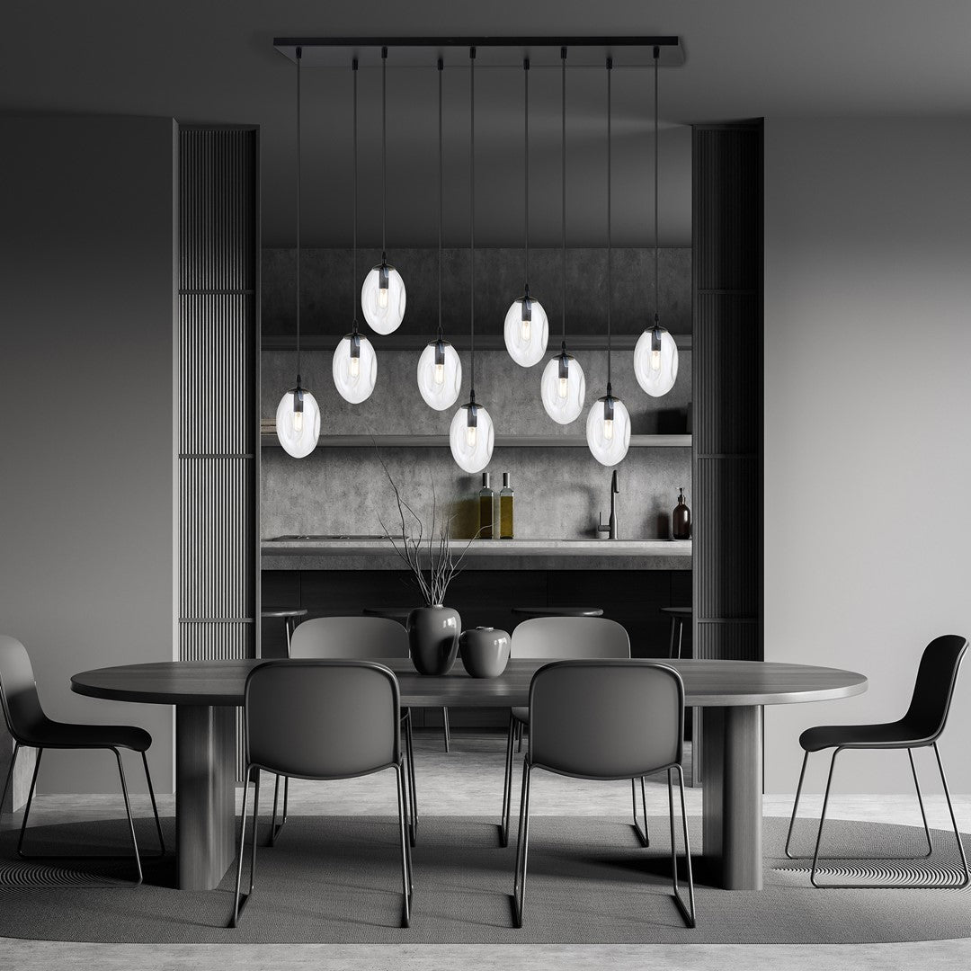 Hanglamp - ASTRAL 9 BL TRANSPARANT