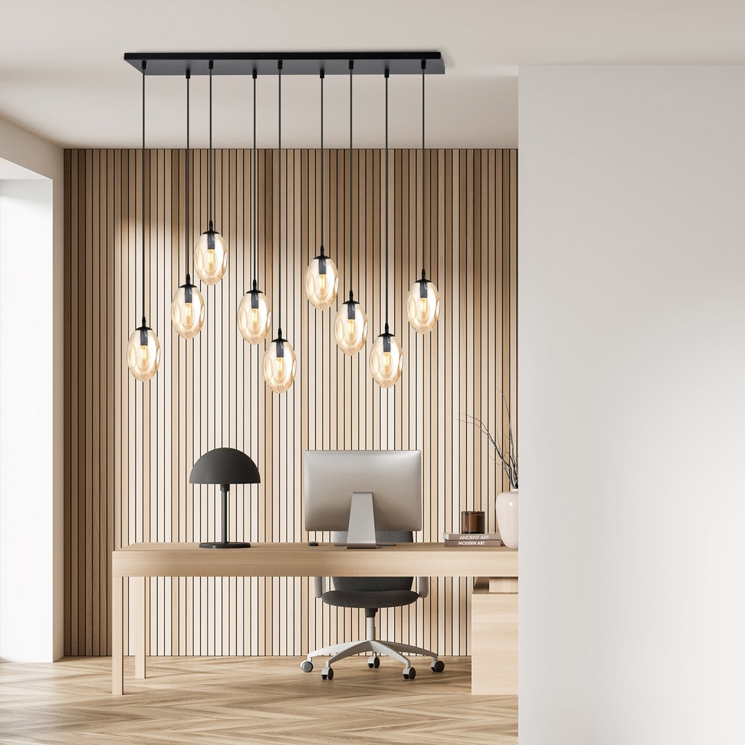 Hanglamp - ASTRAL 9 BL HONINGKLEURIG