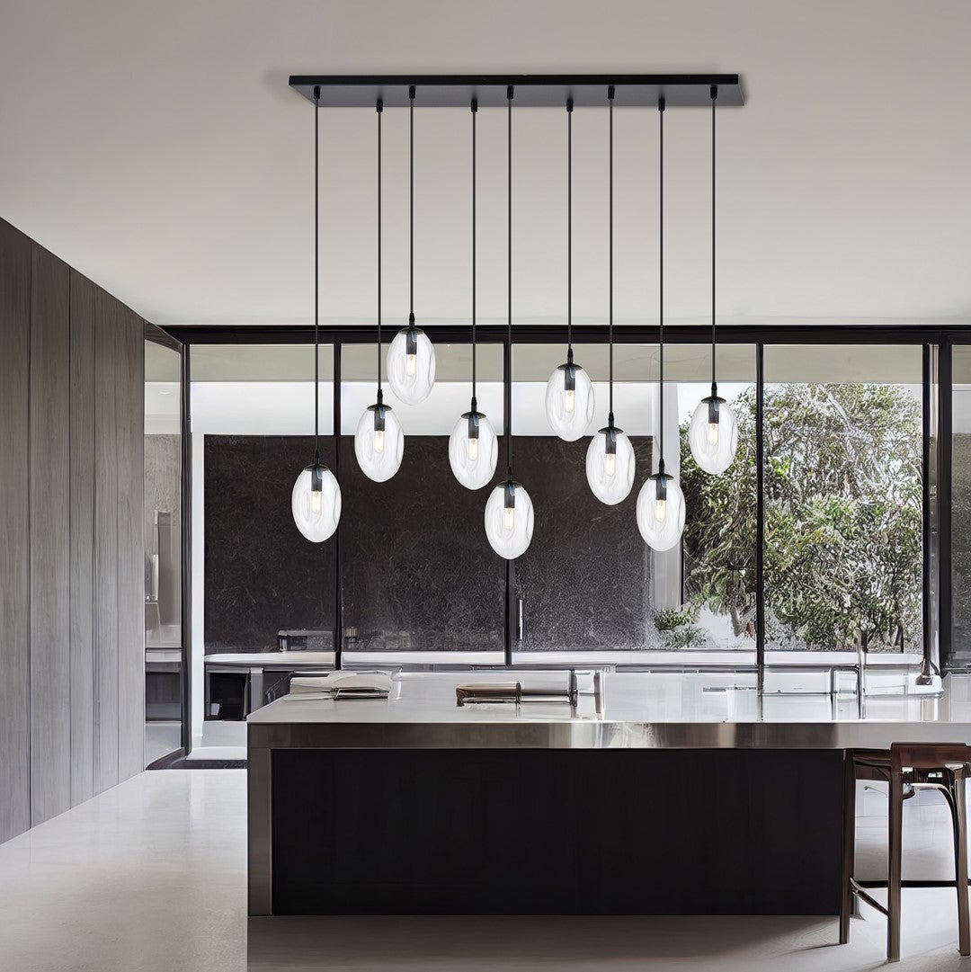 Hanglamp - ASTRAL 9 BL TRANSPARANT