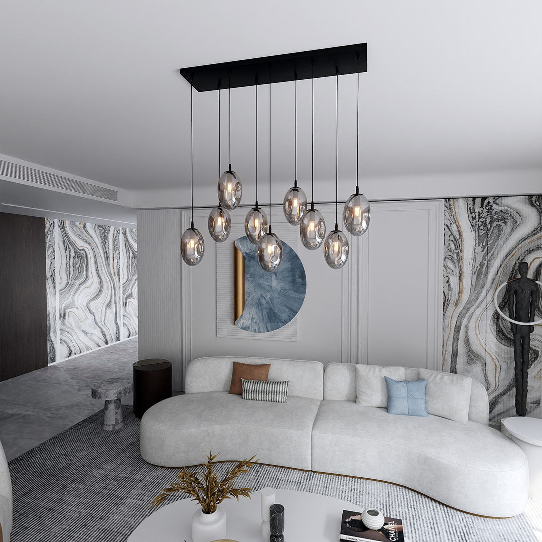 Hanglamp - ASTRAL 9 BL GRAFIET
