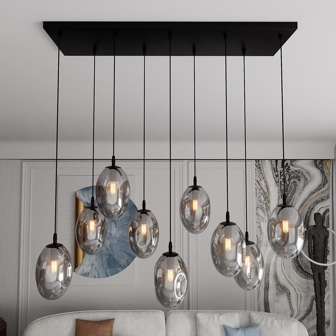 Hanglamp - ASTRAL 9 BL GRAFIET