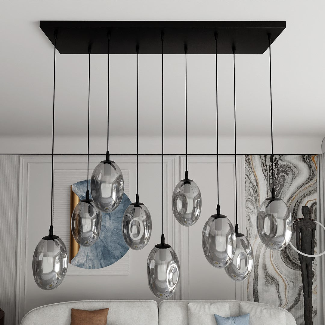 Hanglamp - ASTRAL 9 BL GRAFIET