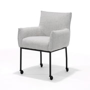 Grote fauteuil - Stof Oasis Shell, skatewielen