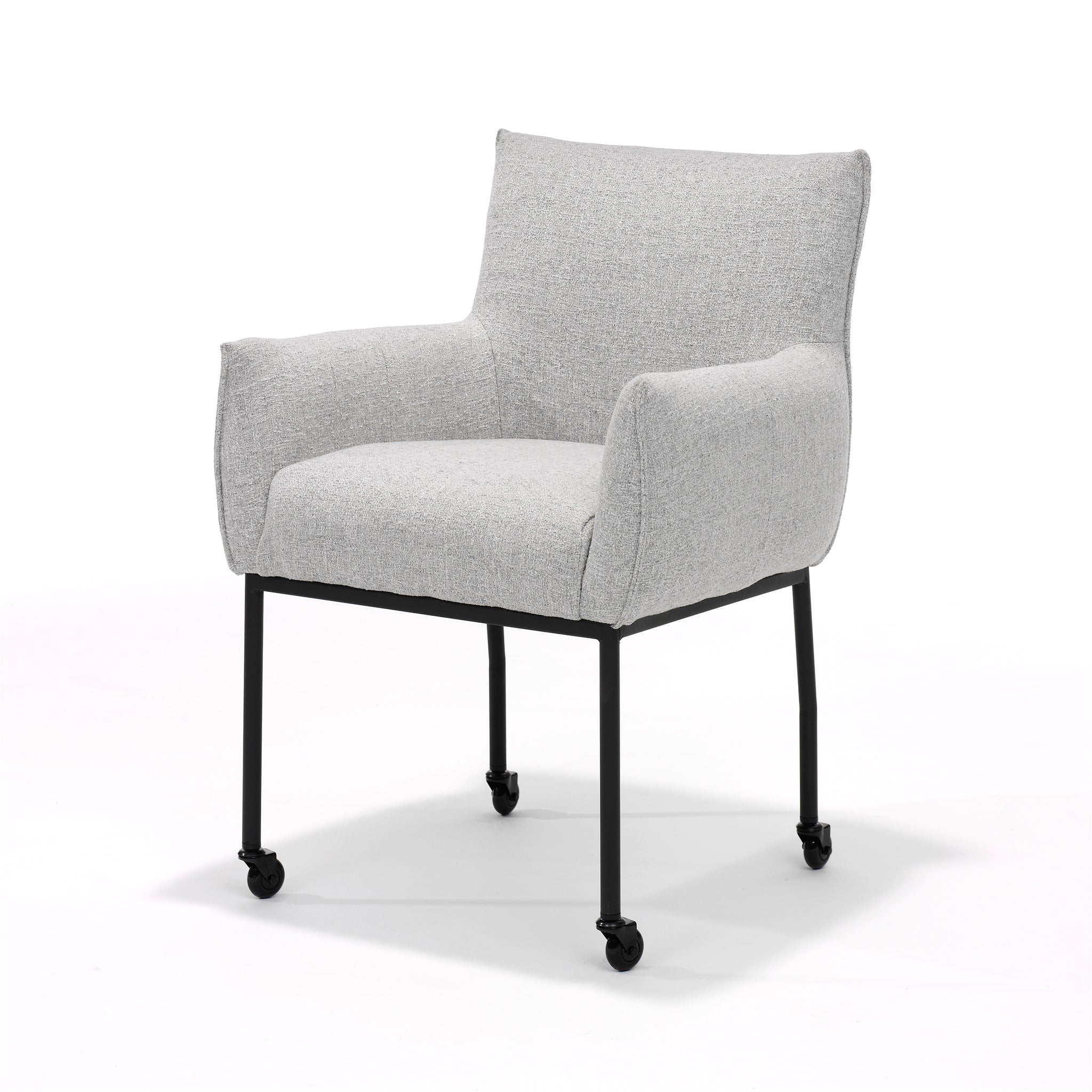 Grote fauteuil - Stof Oasis Shell, skatewielen