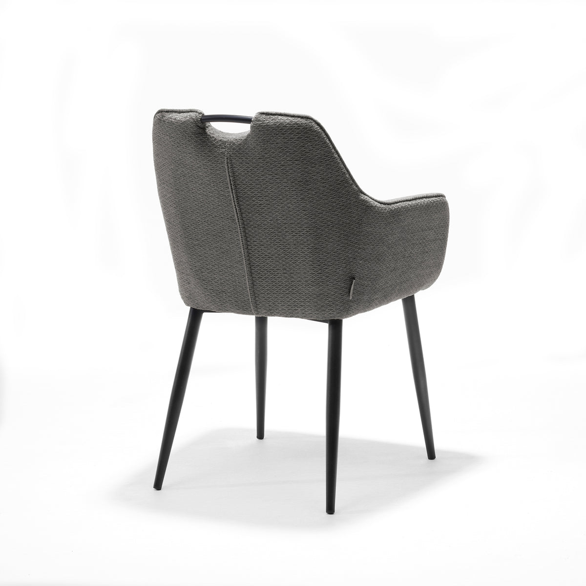 Eetkamerstoel Adele armstoel Stof Retro Bliss #93 Antraciet