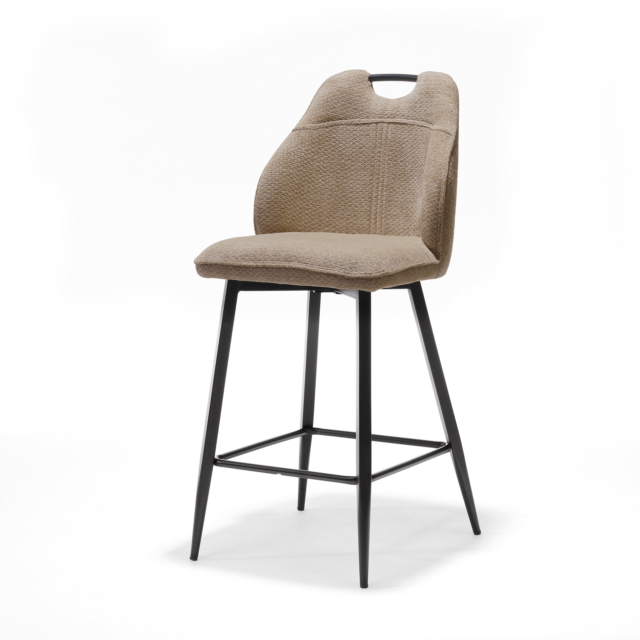 Adele barkruk stof Retro Bliss taupe