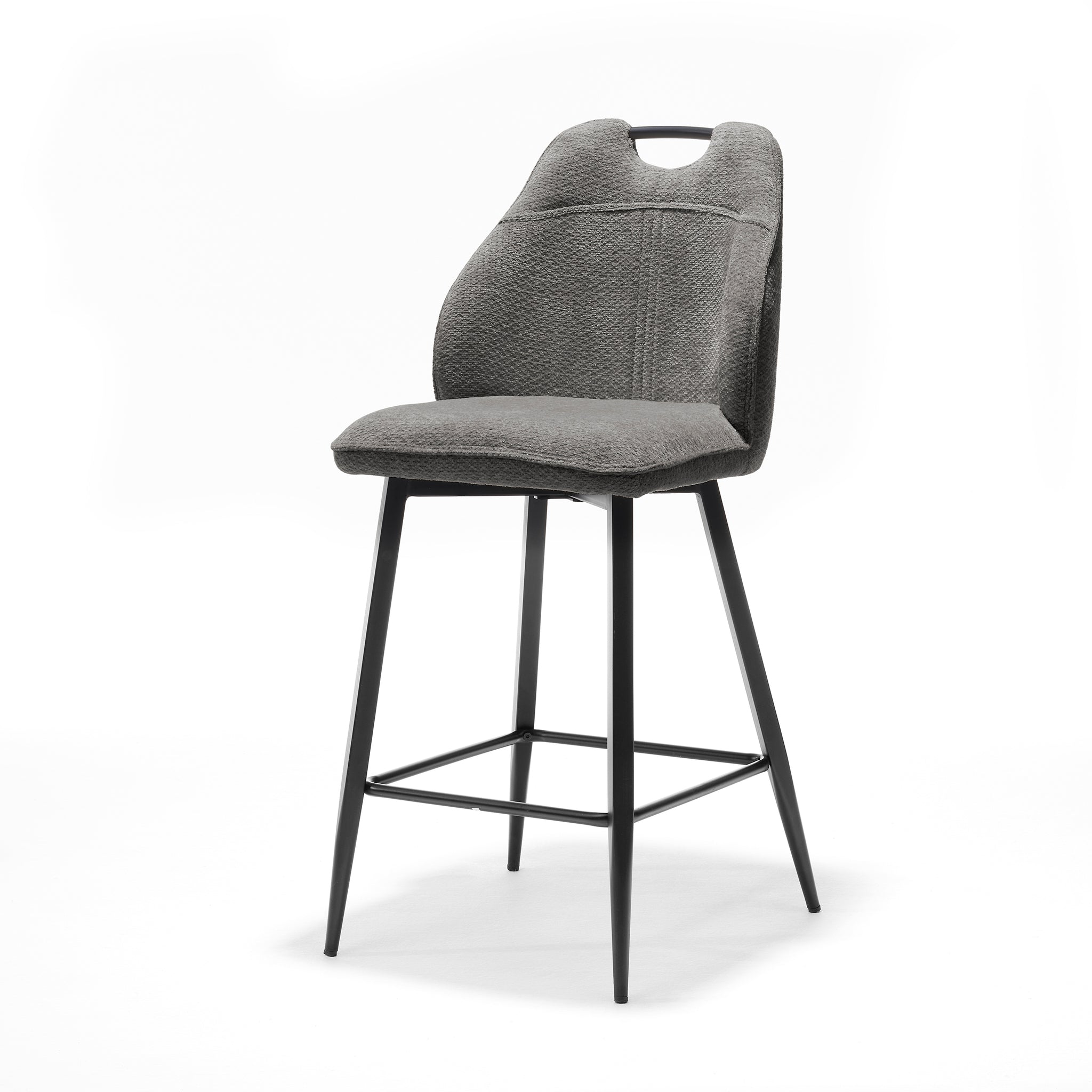Adele barkruk Stof Retro Bliss Antraciet