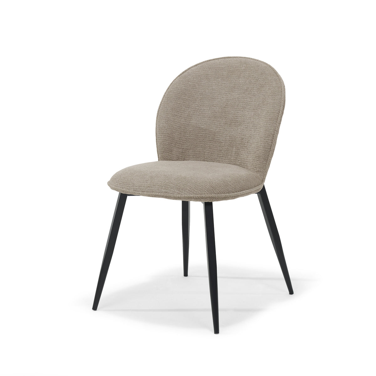 Cuba Eetkamerstoel Stof Aragon Beige
