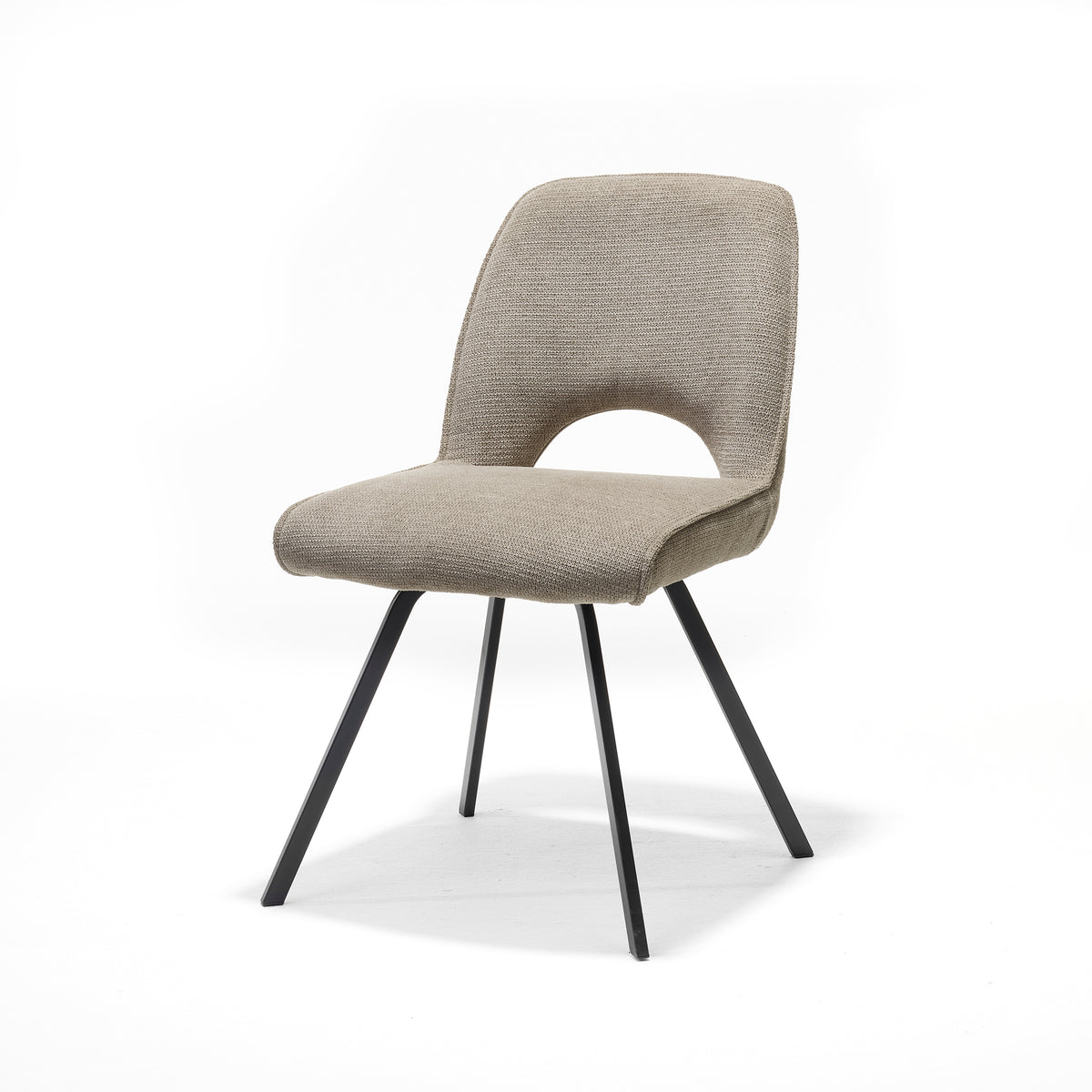 Jody Eetkamerstoel stof Aragon beige