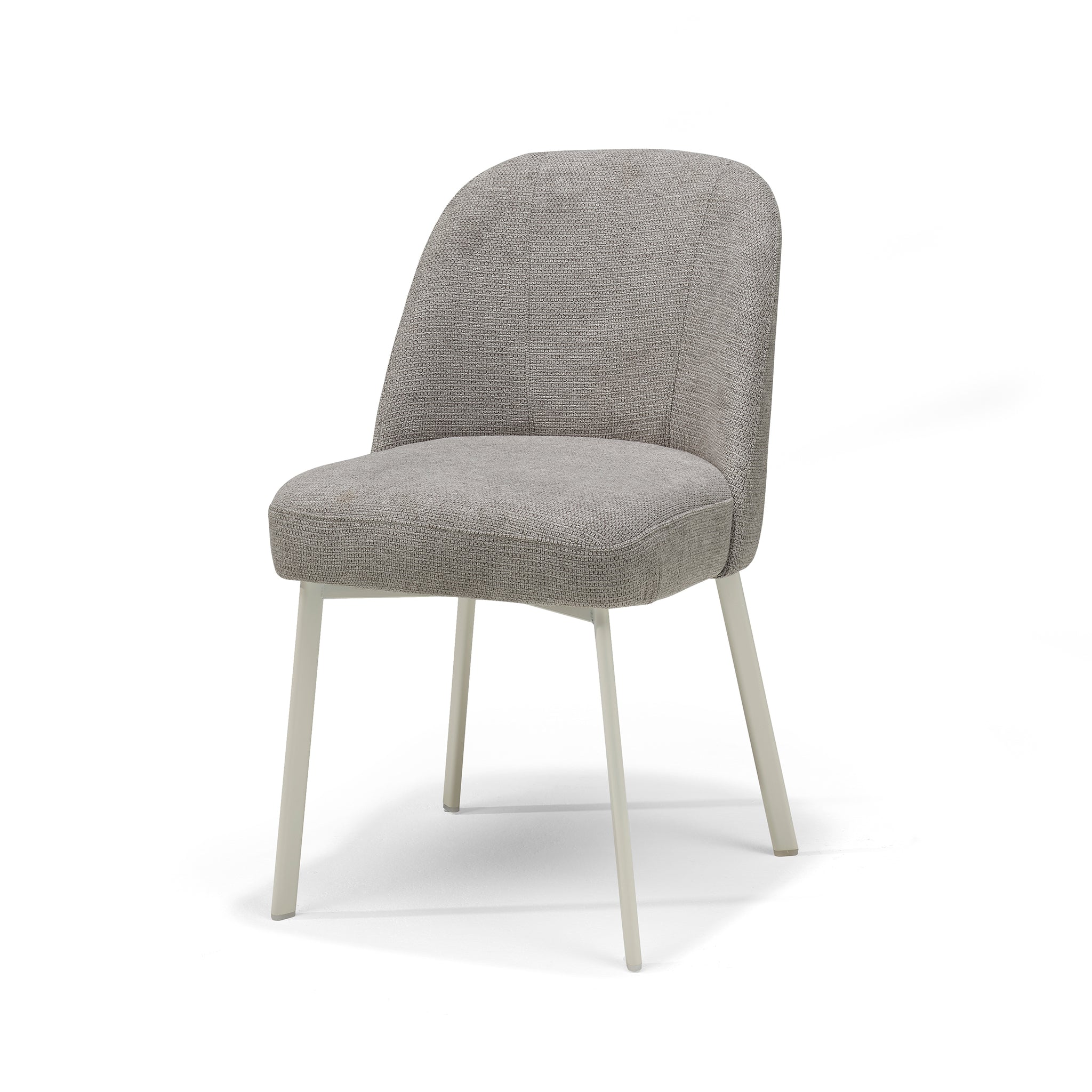 Eetkamerstoel Luxor 2 Ovaal Beige Stof Mito #109 Woestijn